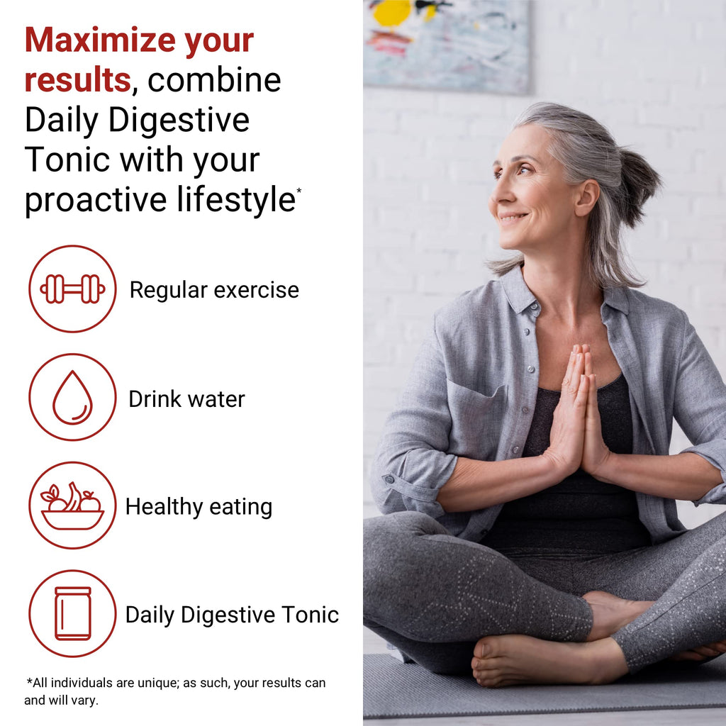 ACTIVATEDYOU Daily Digestive Tonic Kombucha - Support Healthy Digestion & Youthful, Long-Lasting Energy- Prebiotic Fiber, Probiotics, Postbiotics, Vitamin C, Berry Lemonade Flavor (30 Servings)