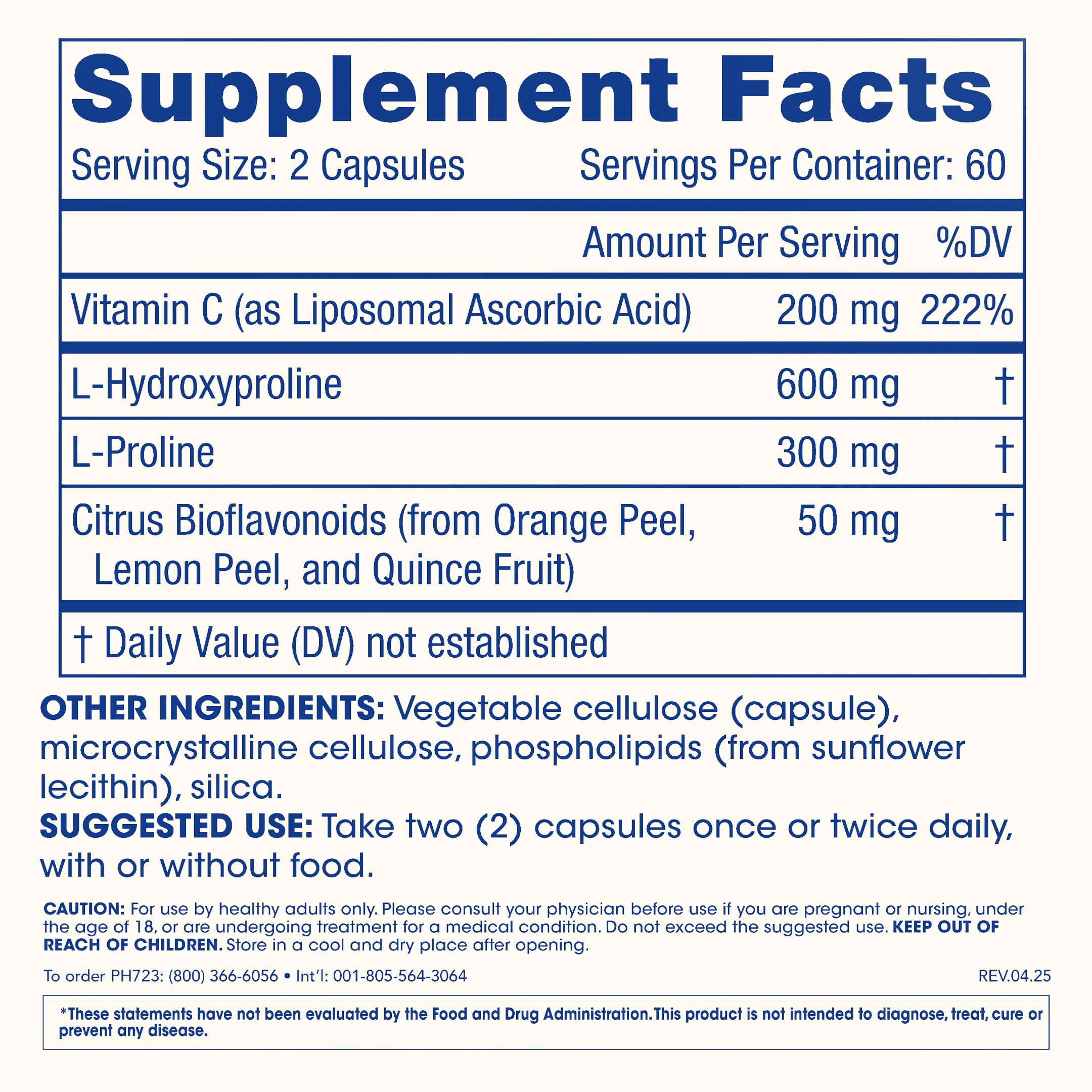 ProHealth Pro Collagen Activator Triple Third-Party Lab Tested, 120 Capsules