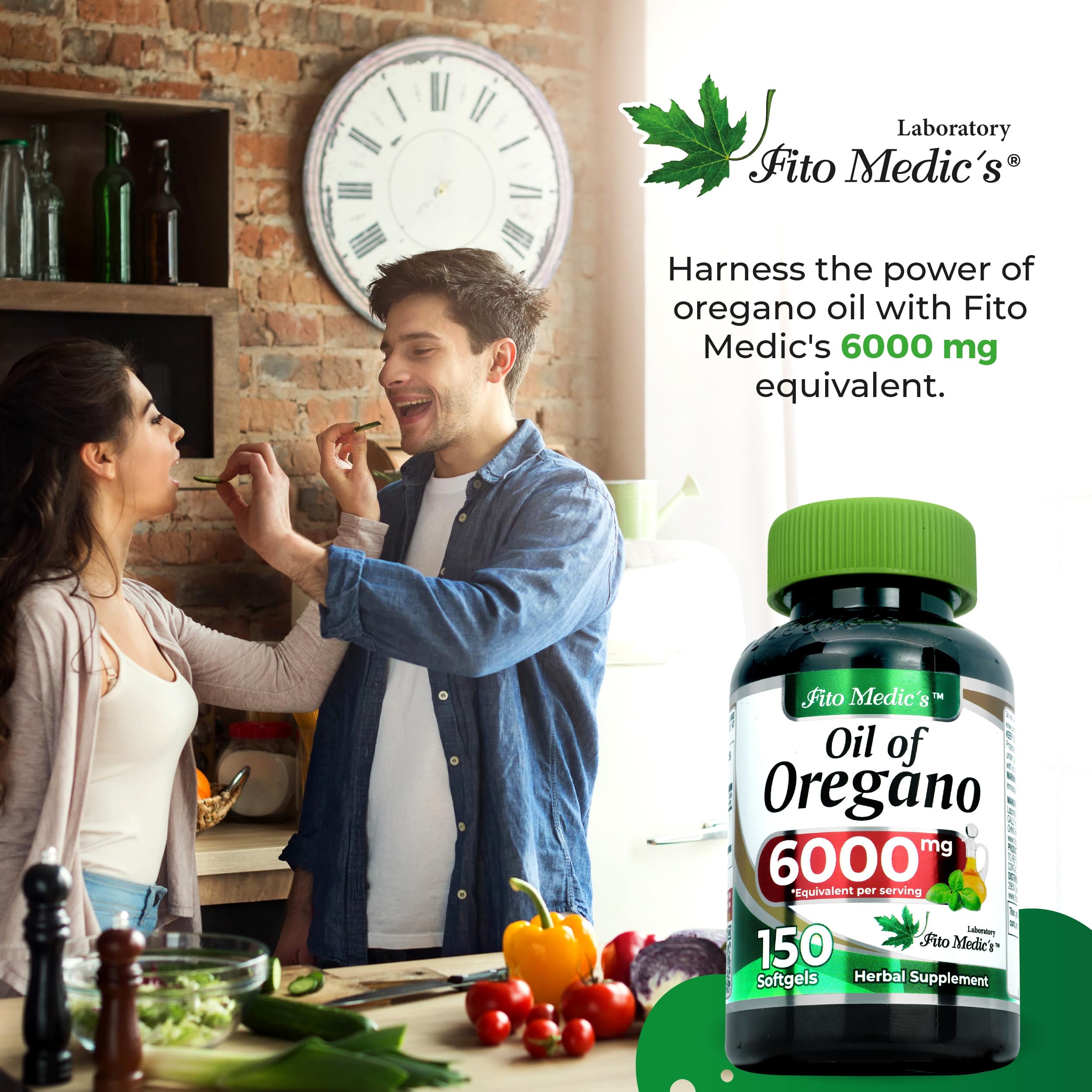 FITO MEDIC'S Lab | Oil of Oregano | 150 softgels | Oregano Oil | Herbal Supplement.