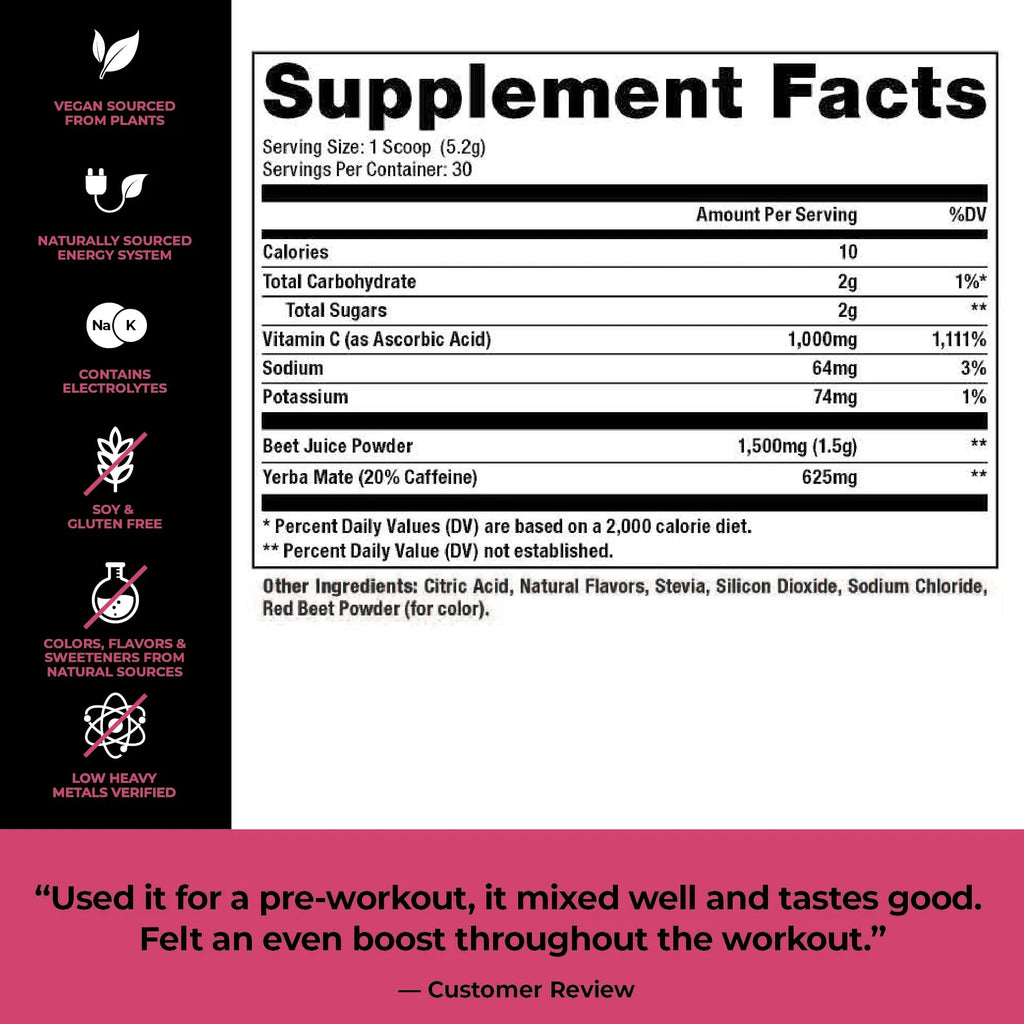 Nutrology Beet Active, Natural Pre-Workout Powder, Supports Energy, Endurance & Nitric Nutrology Au supplements