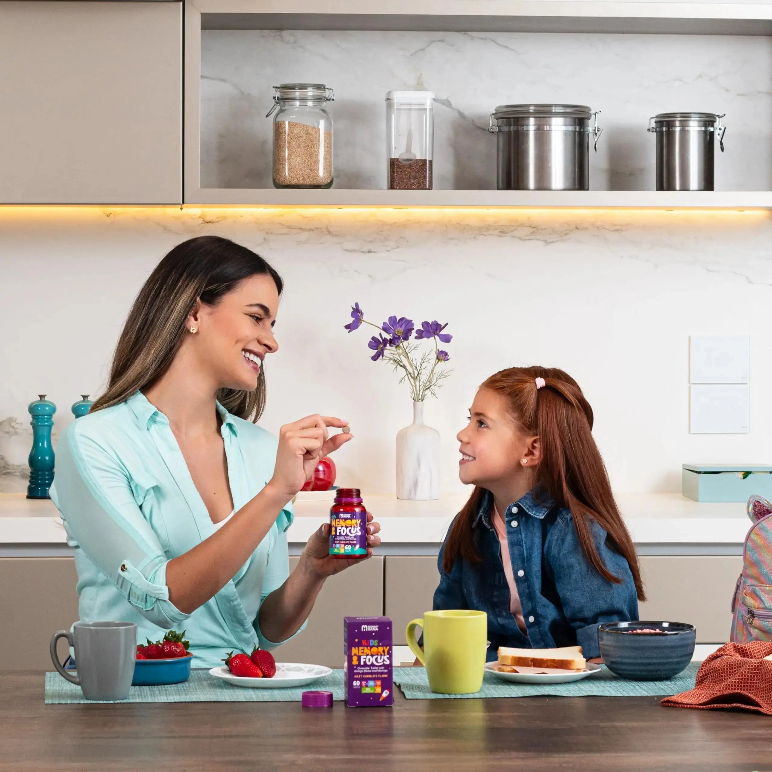 Chewable Chocolate Kids Multivitamin with Probiotic, Vitamin C, Ginkgo Nut, Colostrum, Moringa - Kids Vitamins Immune Support MOMMY HANA Au supplements
