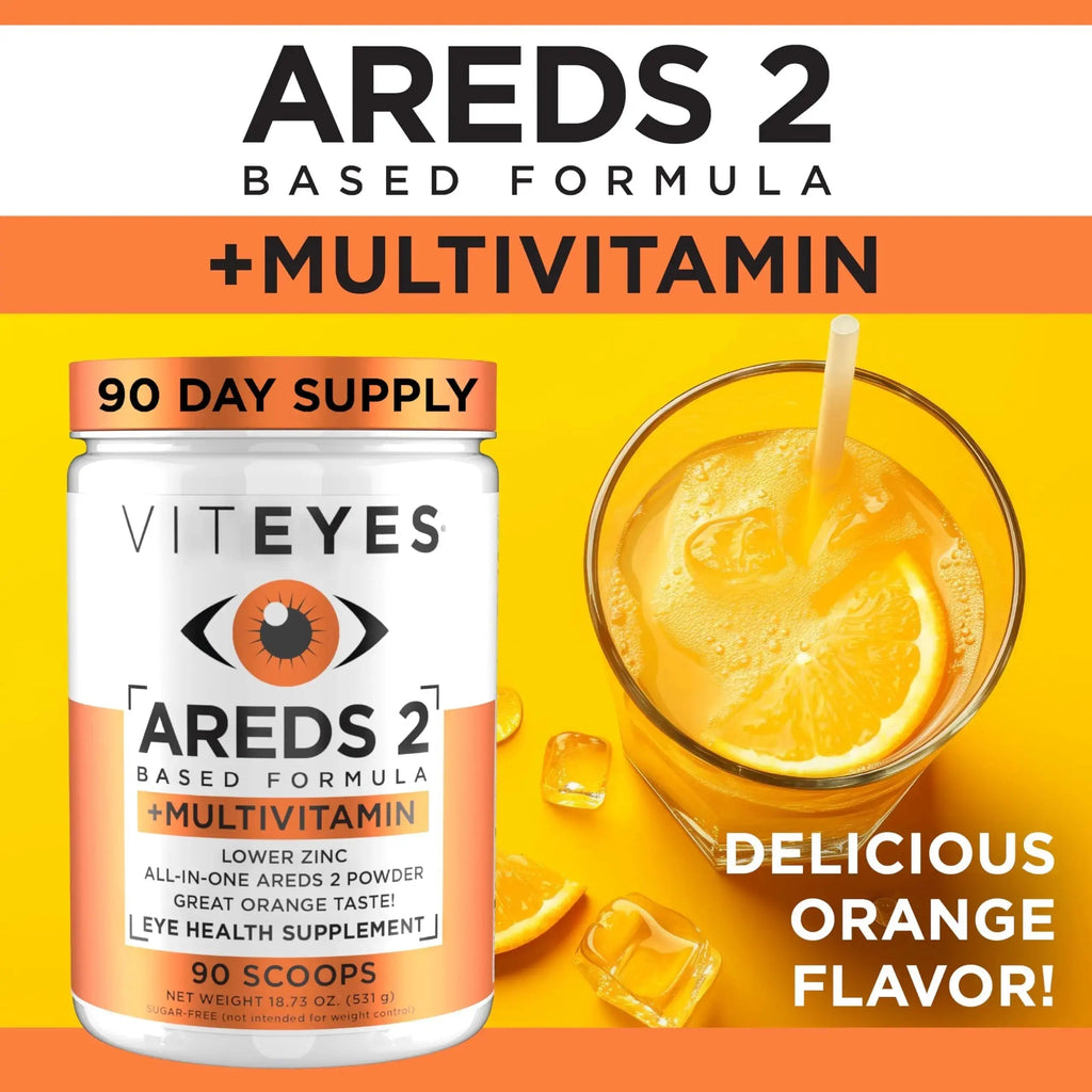 Viteyes AREDS 2 Powder + Multivitamin All-in-One, Macular Protection, Alternative to AREDS 2 chewables, No Pills, Lutein & Zeaxanthin Viteyes Au supplements