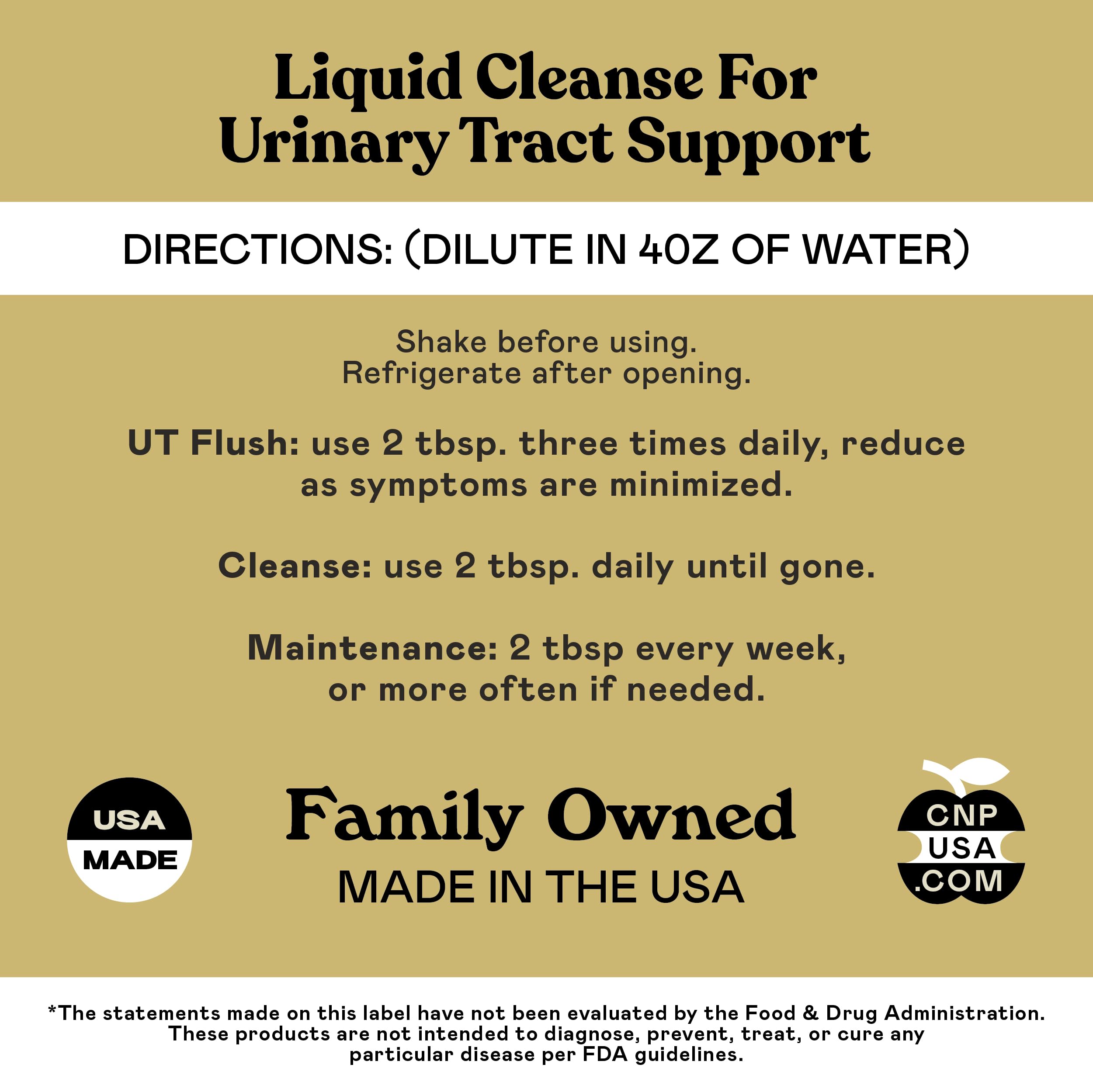 Complete Natural Urinary Tract Complete 8oz - Liquid Supplement for Urinary Tract Health with Organic Cranberry, D-Mannose, Beet Root, Fennel Seed, and Turmeric Complete Natural Products Au supplements