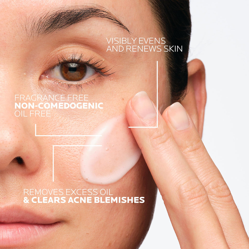 La Roche-Posay Effaclar Dual Acne Face Wash With 4% Benzoyl Peroxide & LHA Exfoliant