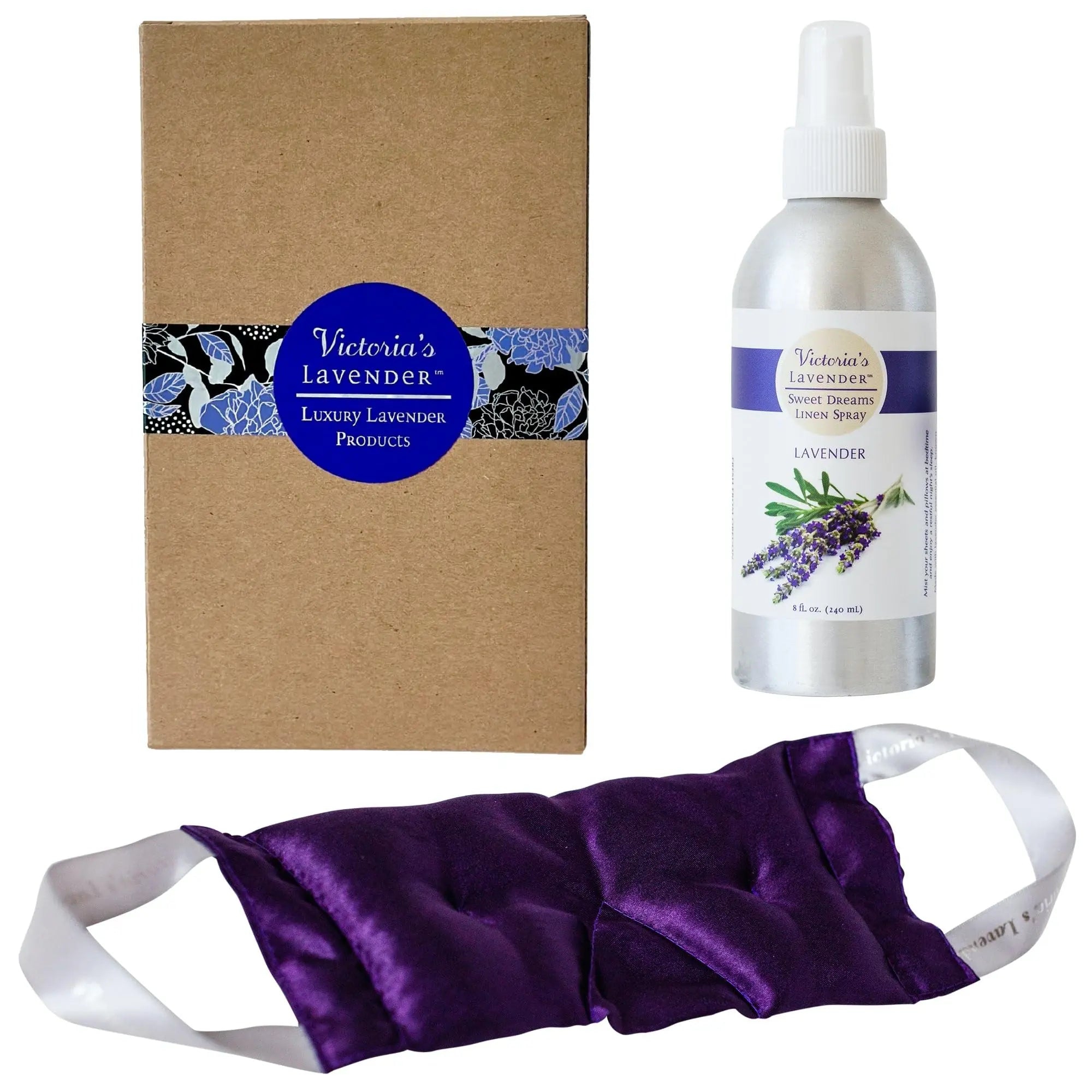 Victoria's Lavender Aromatherapy Eye Mask & Pillow Set - Soothing Lavender Eye Mask Victoria's Lavender Au supplements