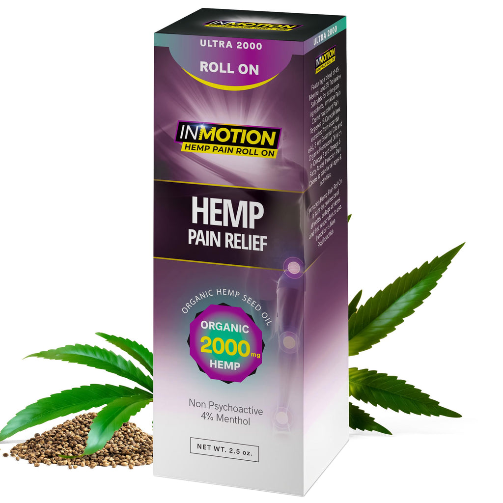Inmotion Hemp Roll On for Pain Relief - Premium Ultra Strength Fast Acting, Long Lasting, Odorless Hemp Oil Roll On Pain Reliever for Joint, Muscle, & Back InMotion Hemp Au supplements