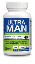 Ultra Man - Multi-Vitamins 90 Tablets - Premium Performance Formula 100% Natural - Multivitamins for Man Organic Farms Vitamins Au supplements