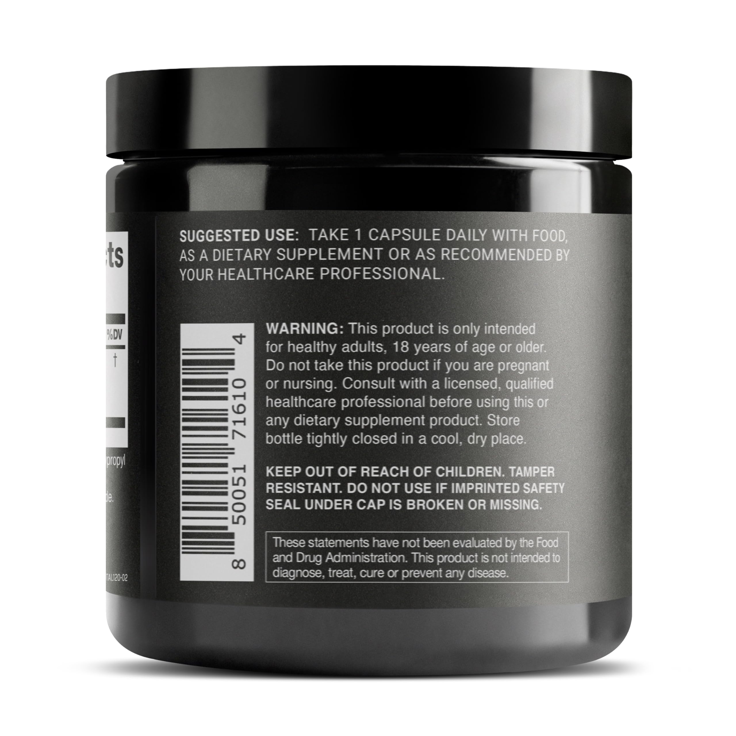 Tongkat Ali - Ultra High Potency 200:1 Extract with 2% Eurycomanone - Extra Strength Longjack Root - Third-Party Lab Tested - 120 Capsules Toniiq Au supplements