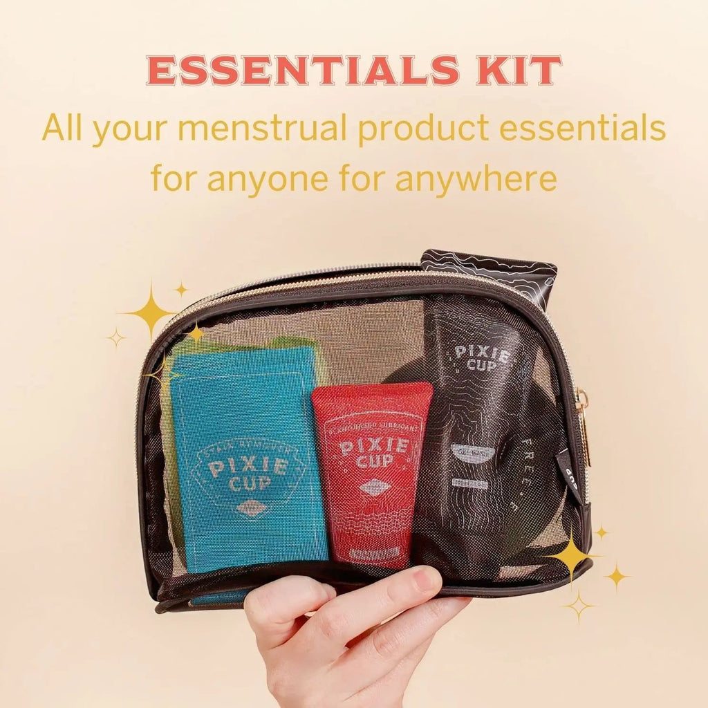 Pixie Cup Menstrual Cup Cleaner Kit - Sterilizer Wash, Public Restroom Carry Cup, 20 Wipes Pixie Cup Au supplements