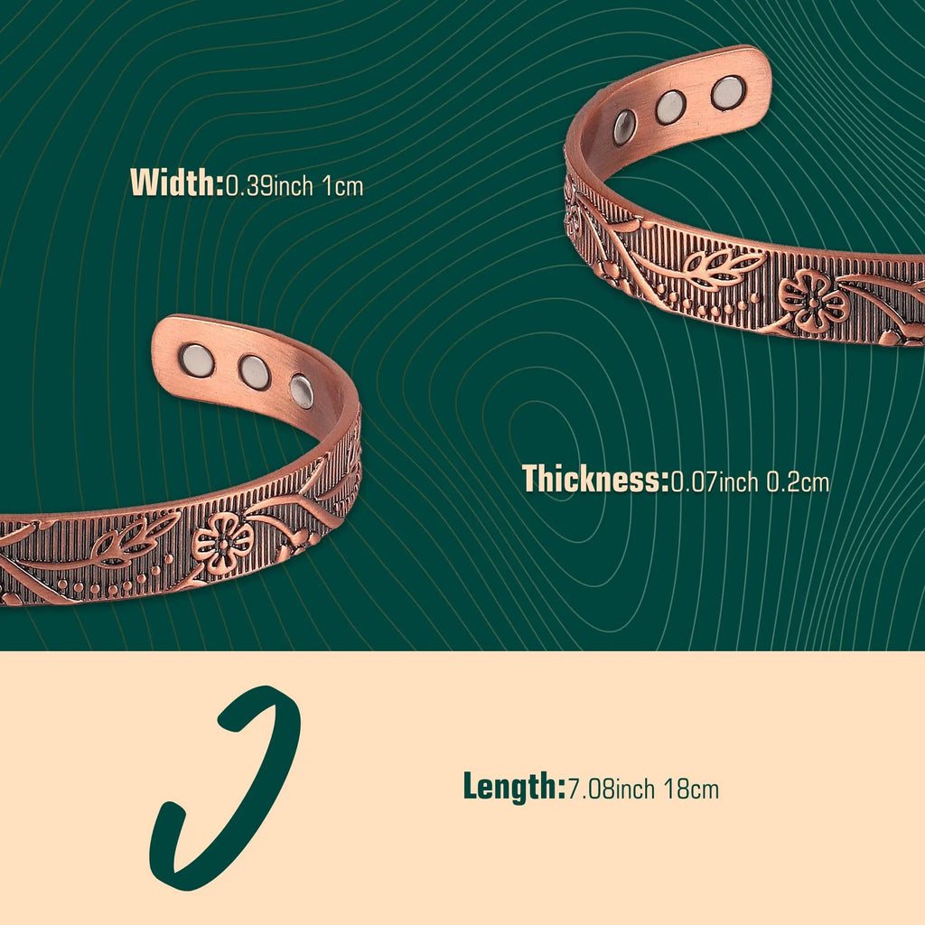 FASCIO Copper Bracelets and Copper Ring for Women Men,Adjustable Magnetic Lymphatic FASCIO Au supplements
