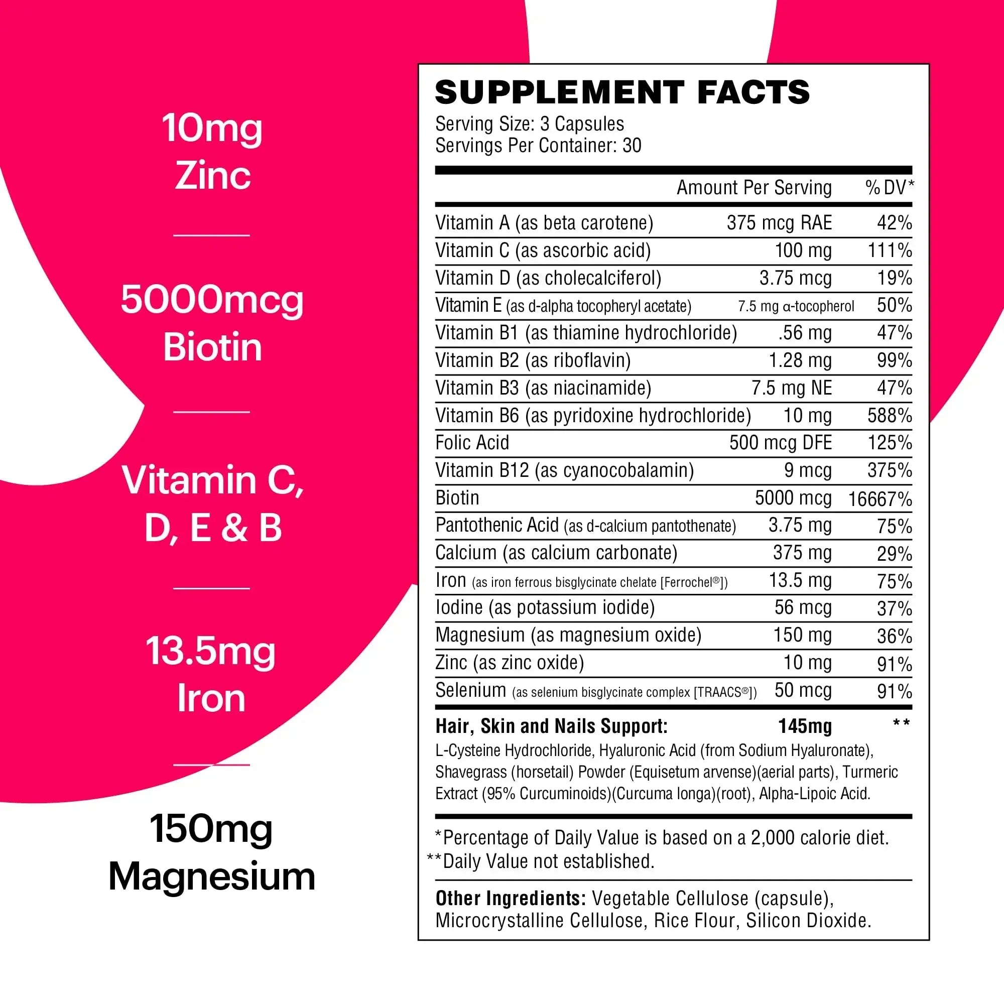 Wellthy Her Women's Daily Vegan Multivitamin for Women, Natural Ingredients for Healthy Hair, Skin, & Nails with Essential Micronutrients (30 Day) Wellthy Au supplements