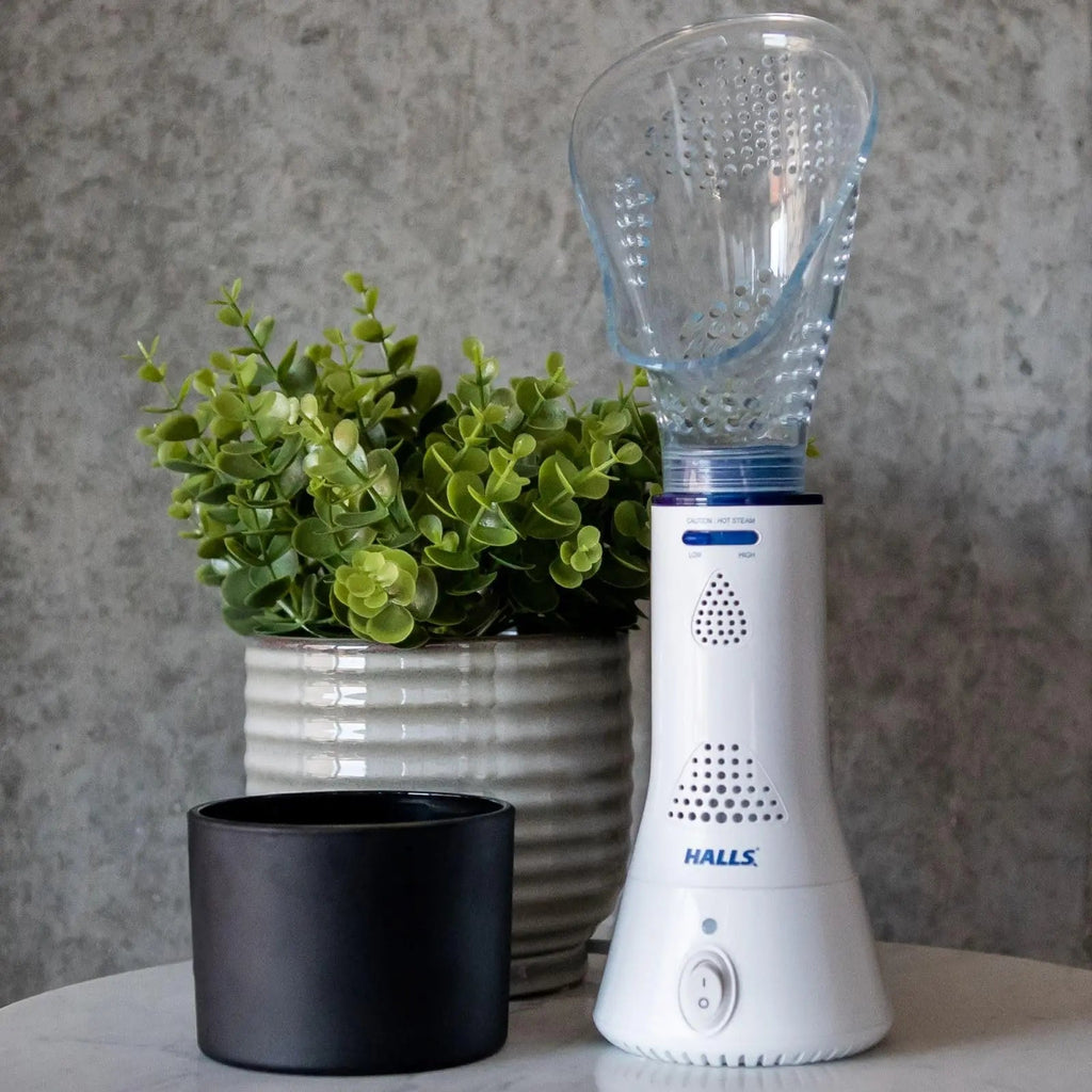 Crane x HALLS Corded Personal Steam Inhaler for Sinus, Congestion, Cough, & Cold Relief Crane Au supplements