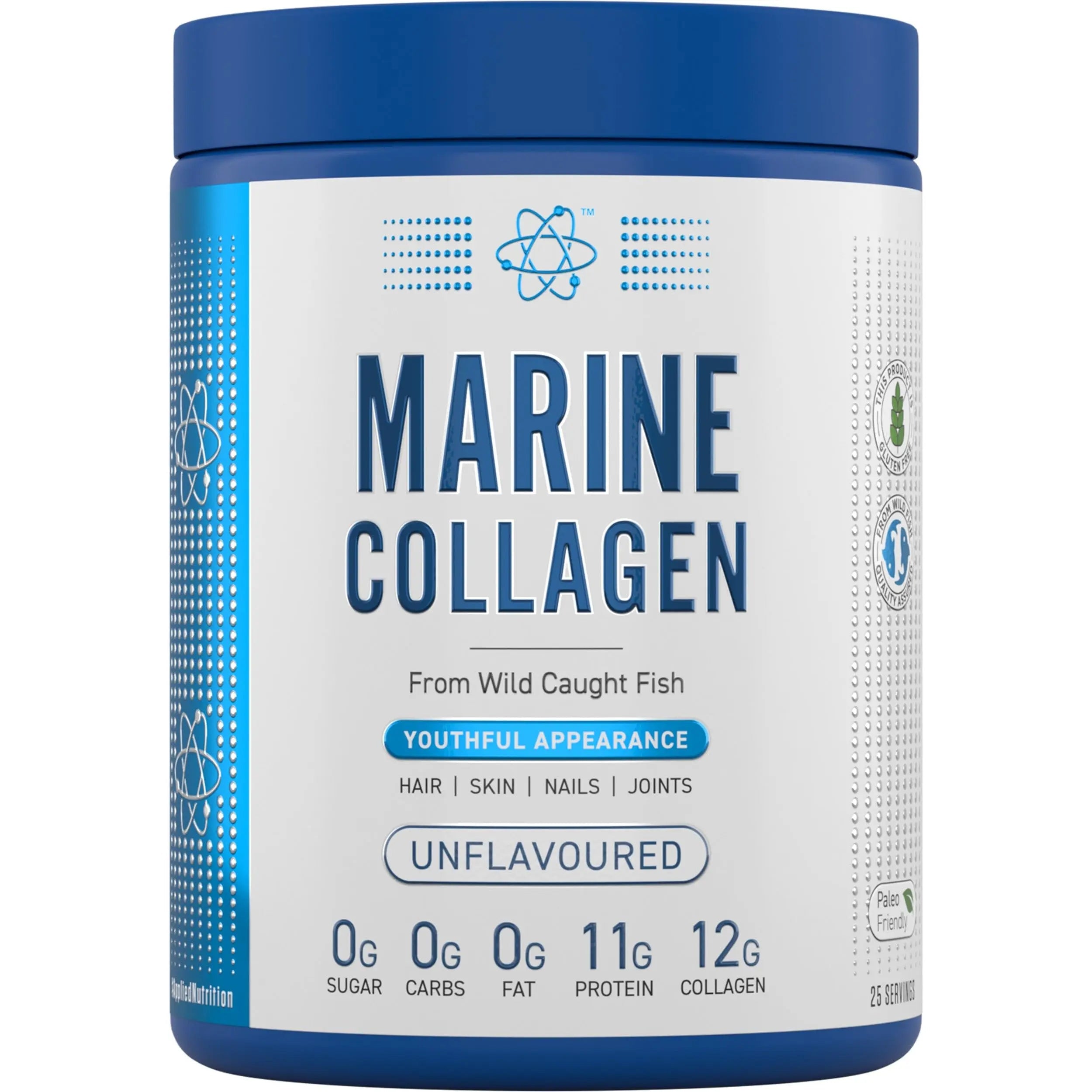 Applied Nutrition Marine Collagen Powder - Hydrolysed Collagen Protein, Healthy Skin, Hair, Nails Applied Nutrition Au supplements