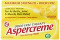 Aspercreme Maximum Strength Pain Relief Cream with Aloe 3 oz. (Pack of 4) for Arthritis Joint & Muscle Pain Aspercreme Au supplements