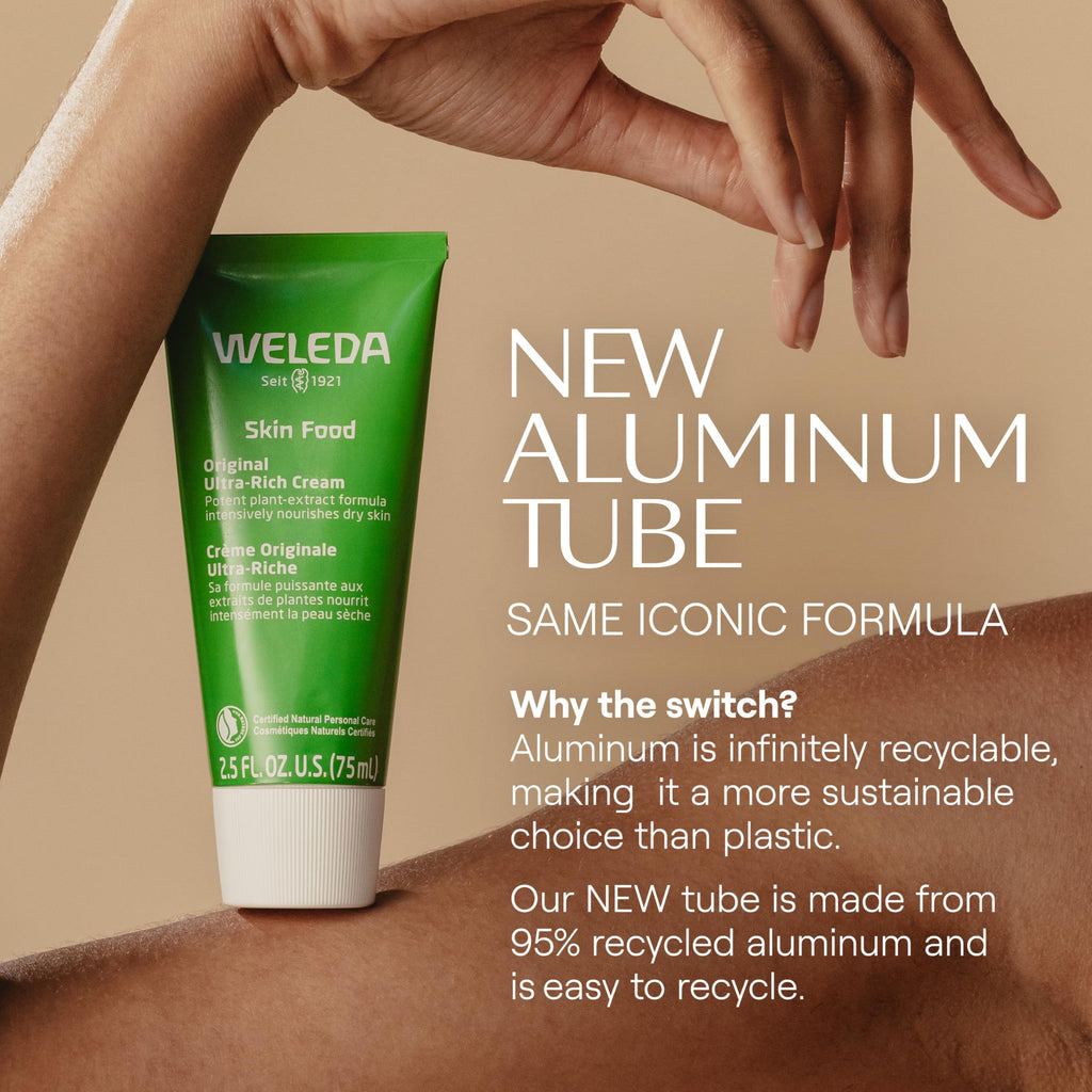 Weleda Skin Food Original Ultra-Rich Body Cream 2.5 Fluid Ounce, Plant Rich Hydrating Moisturizer with Pansy