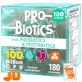 (180 Count) Probiotic Gummies, 19 in 1 Prebiotics Postbiotic Probiotic Gummies, 100 Billion CFU Probiotics for Women Men, Complete Immune, Gut & Digestive Support*, Sugar Free, Vegan Hanliste Au supplements