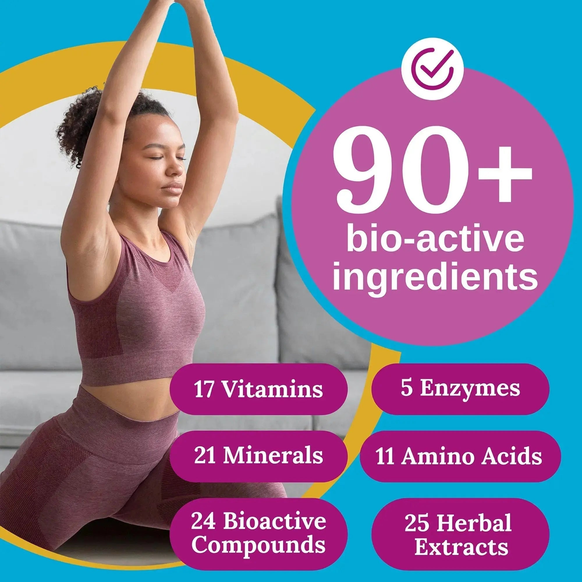 Xtendlife Total Balance Women's Premium Extra Strength Daily Multivitamin & Mineral - 90+ Nutrients for Complete Immune Xtendlife Au supplements