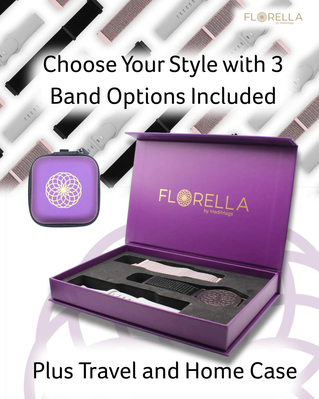 MediMags Period Pain Relief Device - Clinically Proven, All Natural Relief for A Life On The Go - The Florella Therapeutic Device Helps Alleviate The Pain from Menstrual Cramps. Florella Au supplements