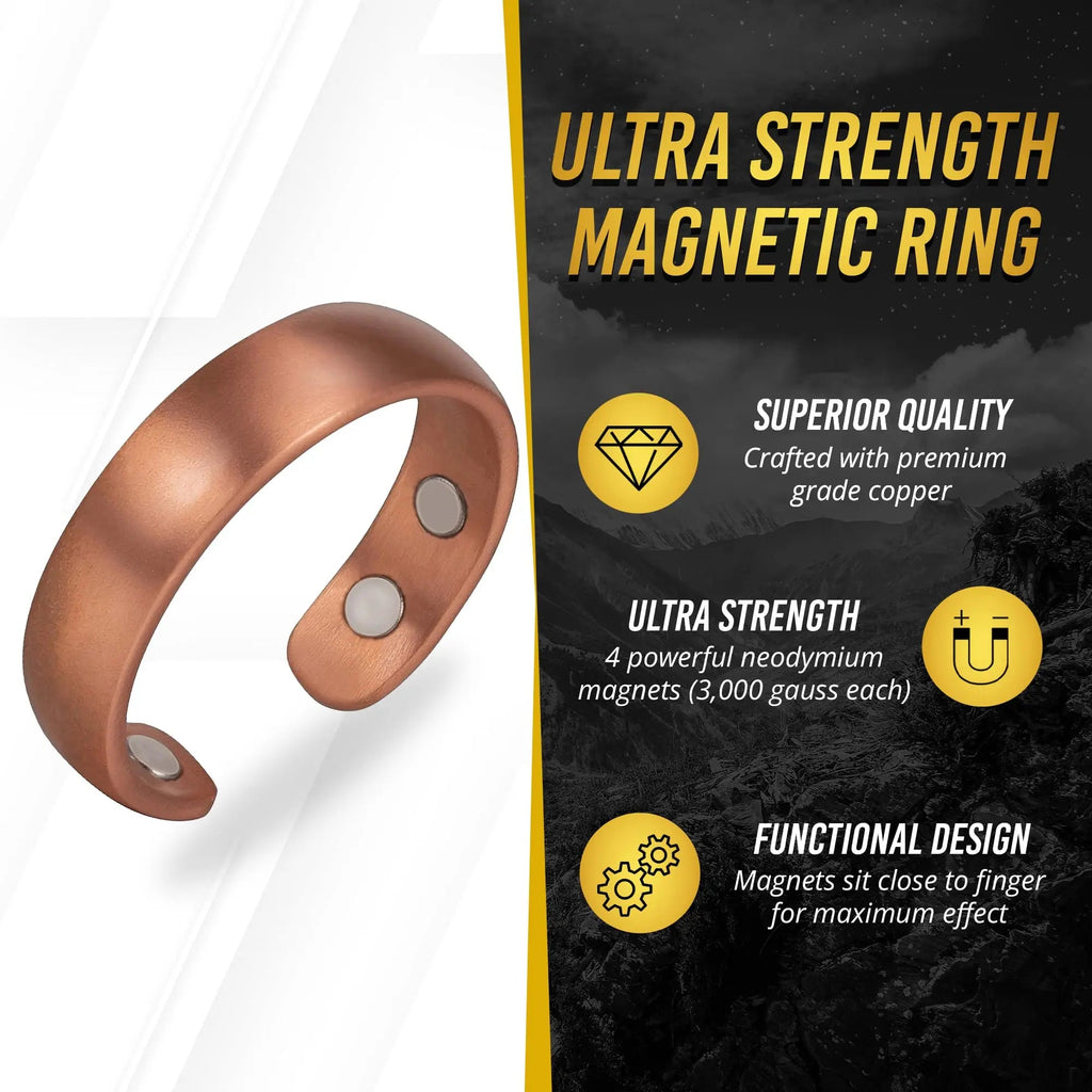 MagnetRX® Magnetic Copper Ring – Elegant Magnetic Rings – Copper Rings for Women & Men MagnetRX Au supplements