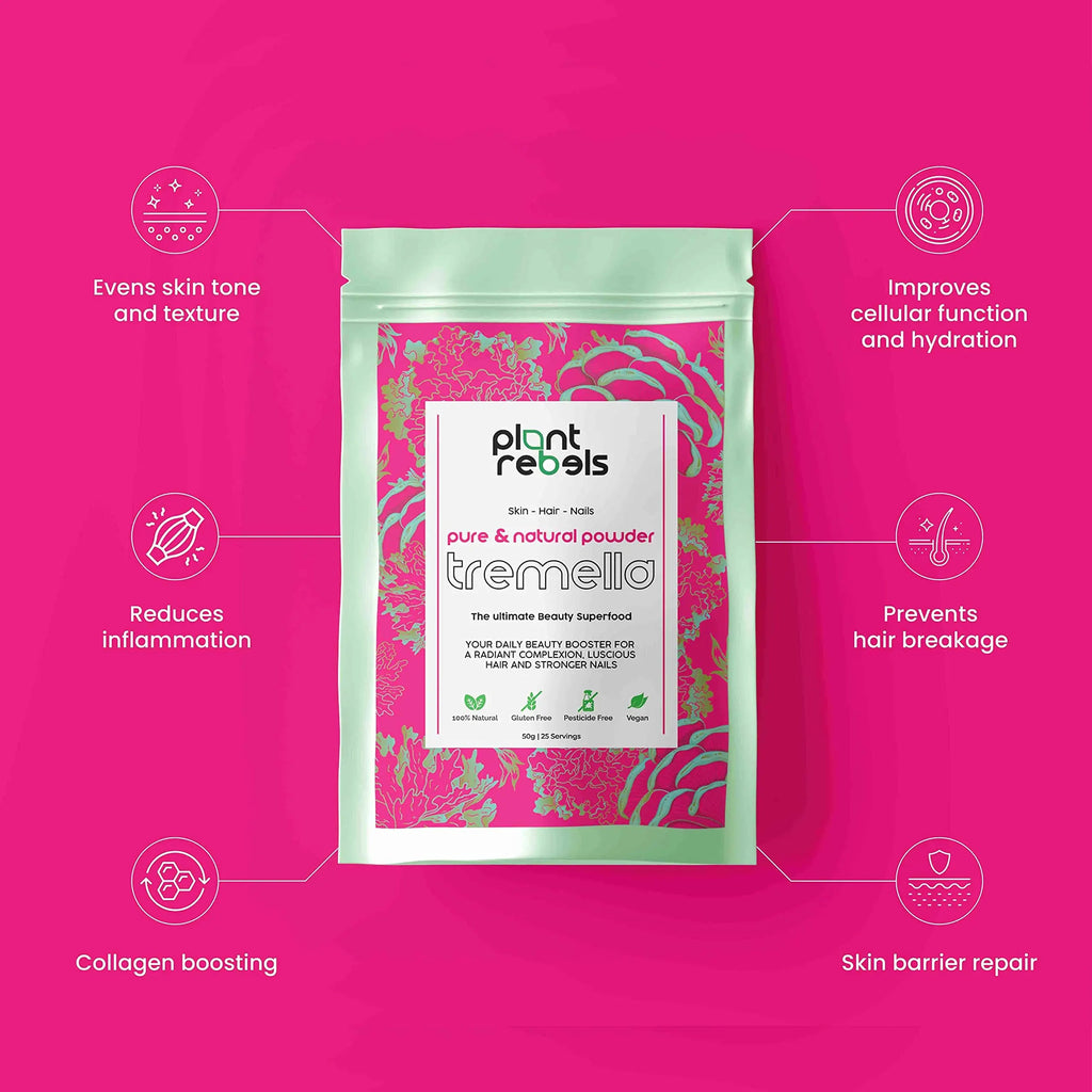 Plant Rebels Pure Tremella Mushroom Extract Powder | Vegan Collagen | Anti Aging Plant Rebels Au supplements