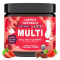 Llama Naturals Kids Multivitamin Gummies | Real Fruit, No Added Sugar Cane | Organic Vegan Toddler Whole Food Vitamins | Llama Naturals Au supplements