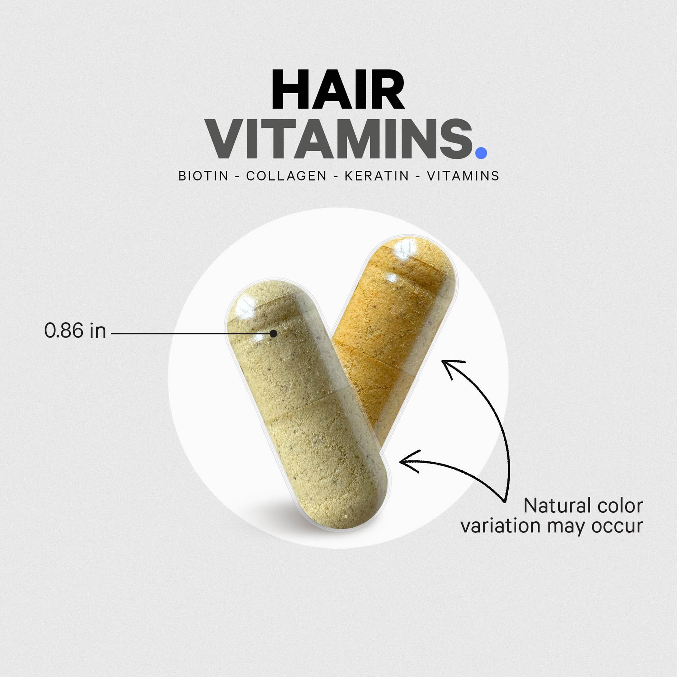 Codeage Hair Vitamins 10000 mcg Biotin, Keratin, Collagen, Vitamin A, B12, C, D3, E, Zinc, Turmeric, Probiotics, Enzymes, Inositol - Hair Care Support