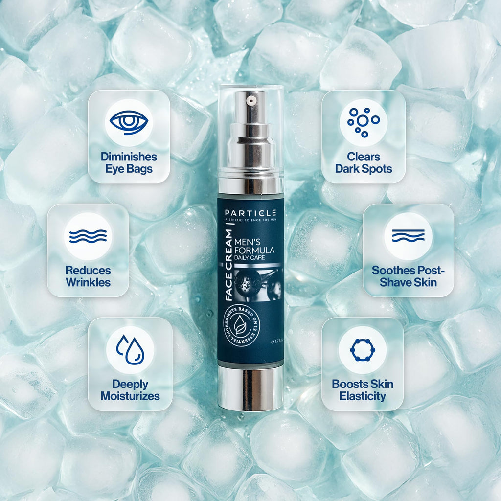 Particle 6-in-1 Face Cream for Men, Men’s Daily Hydrating Moisturizer with Vitamin c
