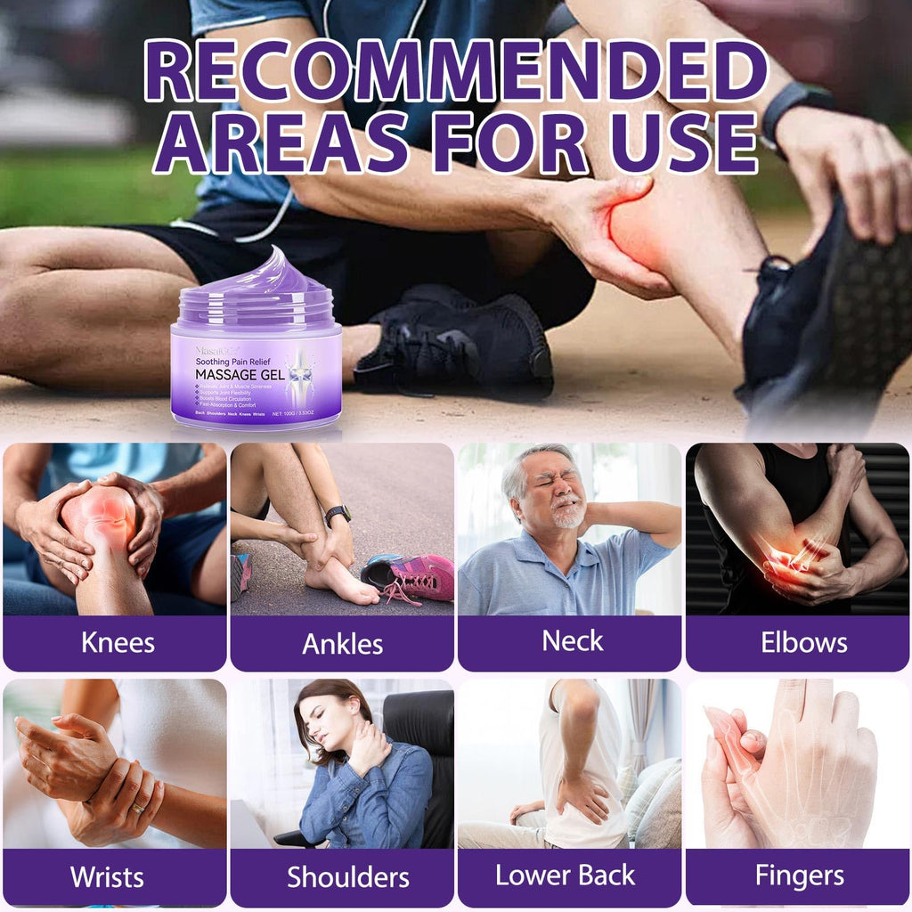 Soothing Massage Gel - Joint Massage Purple Gel, Natural Ingredients & Fast-Absorbing for Soothing Joint, Shoulder, Knee, Back & Muscle Stiffness GTZSXNP Au supplements