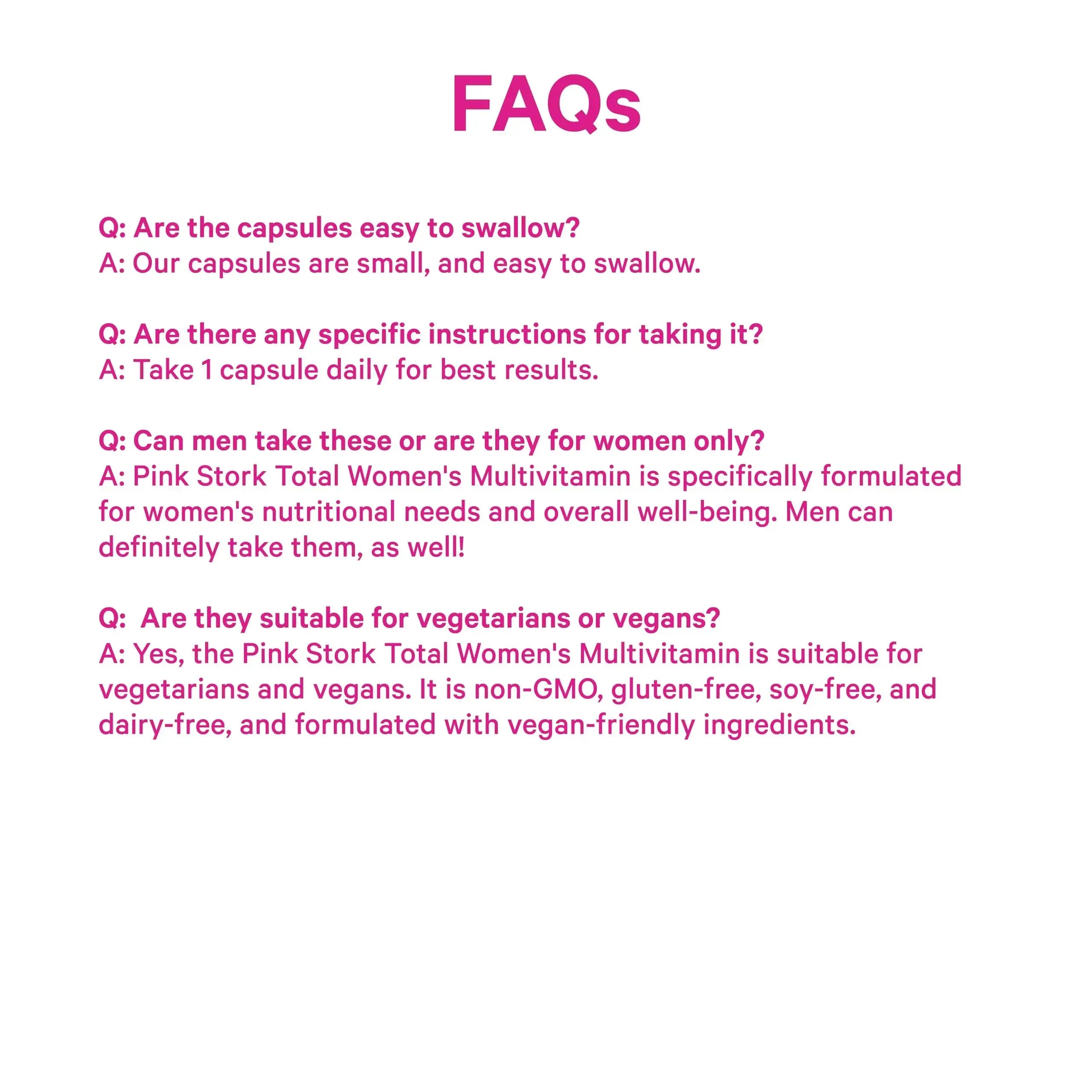 Pink Stork Total Women's Multivitamin - 19 Essential Vitamins for Women & Nutrients – Energy, Metabolism, Hormone, Immune & Mood Support Pink Stork Au supplements