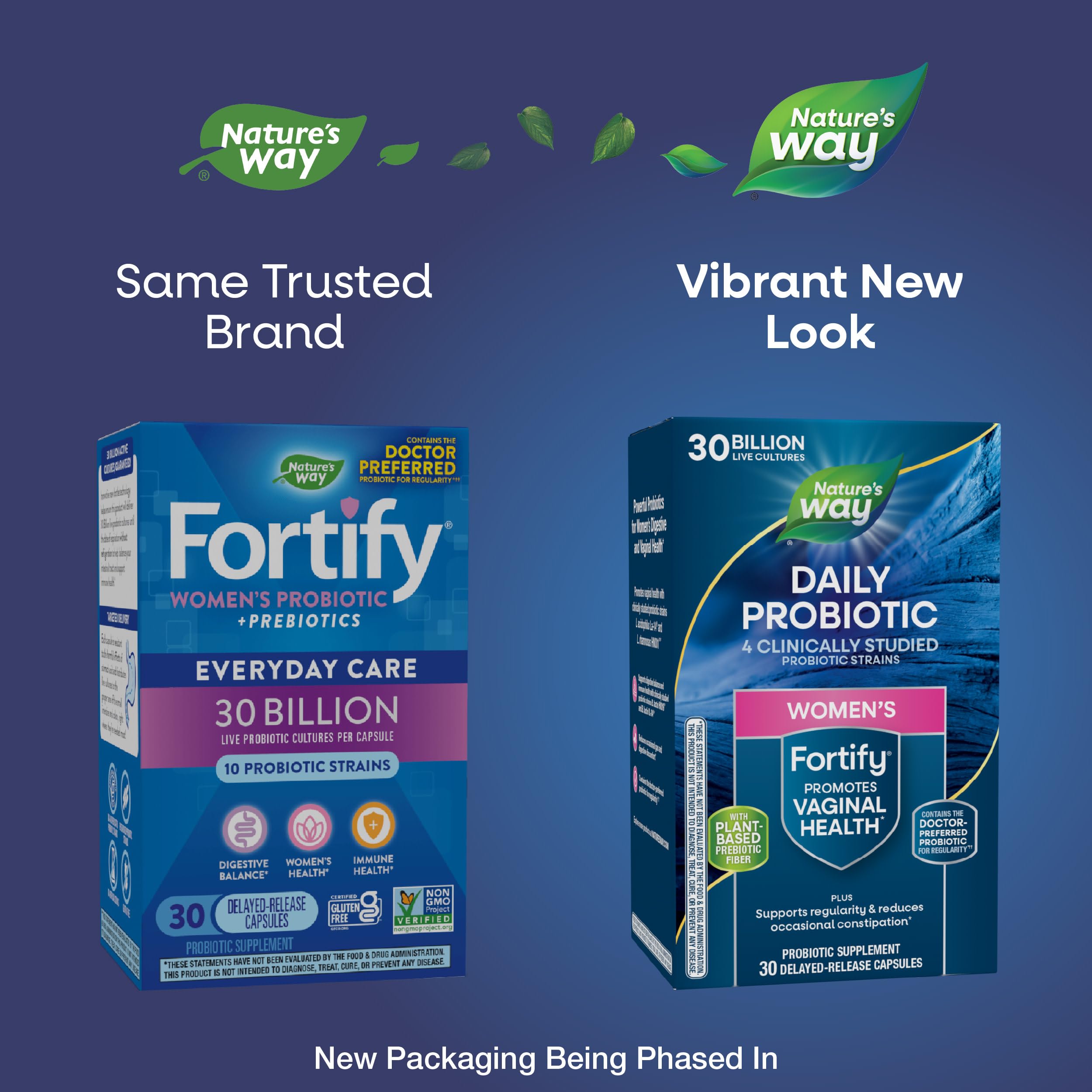 Nature’s Way Fortify Women’s Probiotic, 30 Billion Live Cultures, 11 Strains, Prebiotic, 30 Capsules Nature's Way Au supplements