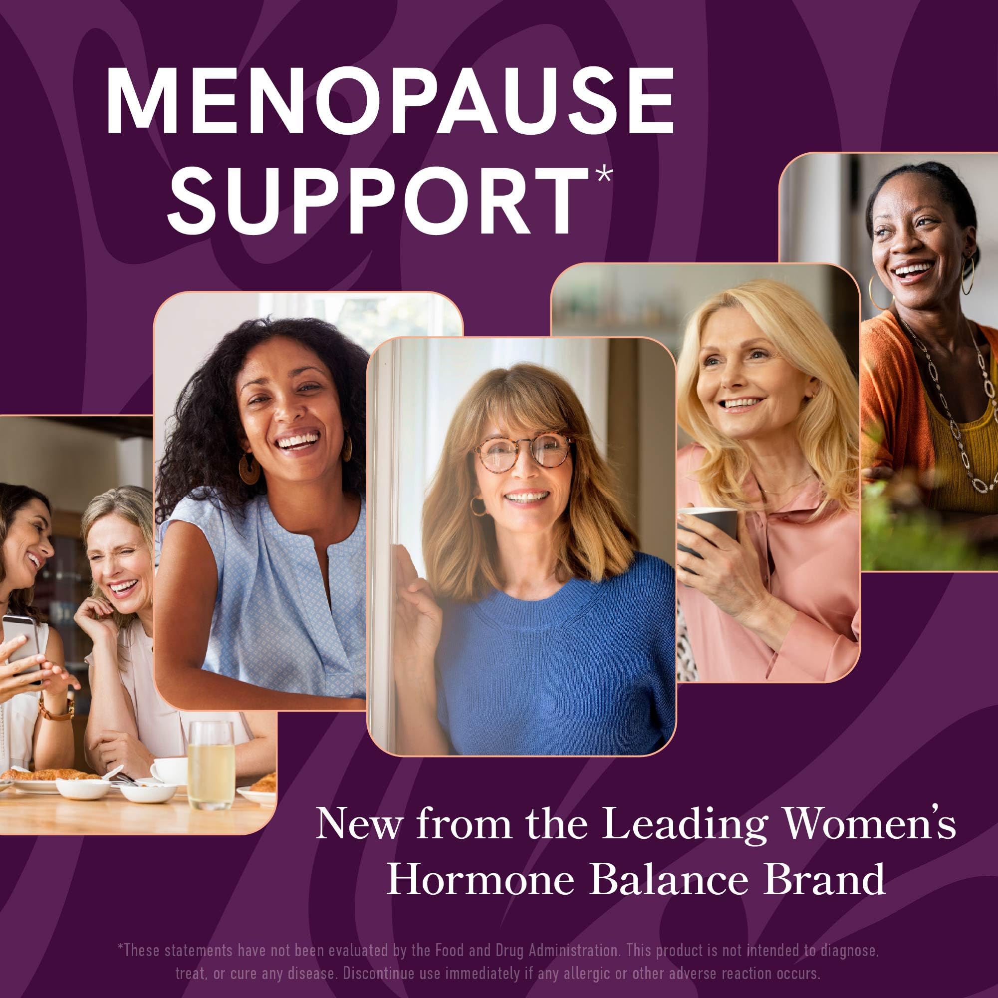 Menopause Support with Prebiotics and Probiotics for Women | Hormone Balance, Hot Flashes & Night Sweats | 50 Billion CFU, DIM & Black Cohosh | Triple Action Menopause Supplements for Women | 30 Ct SMNutrition Au supplements