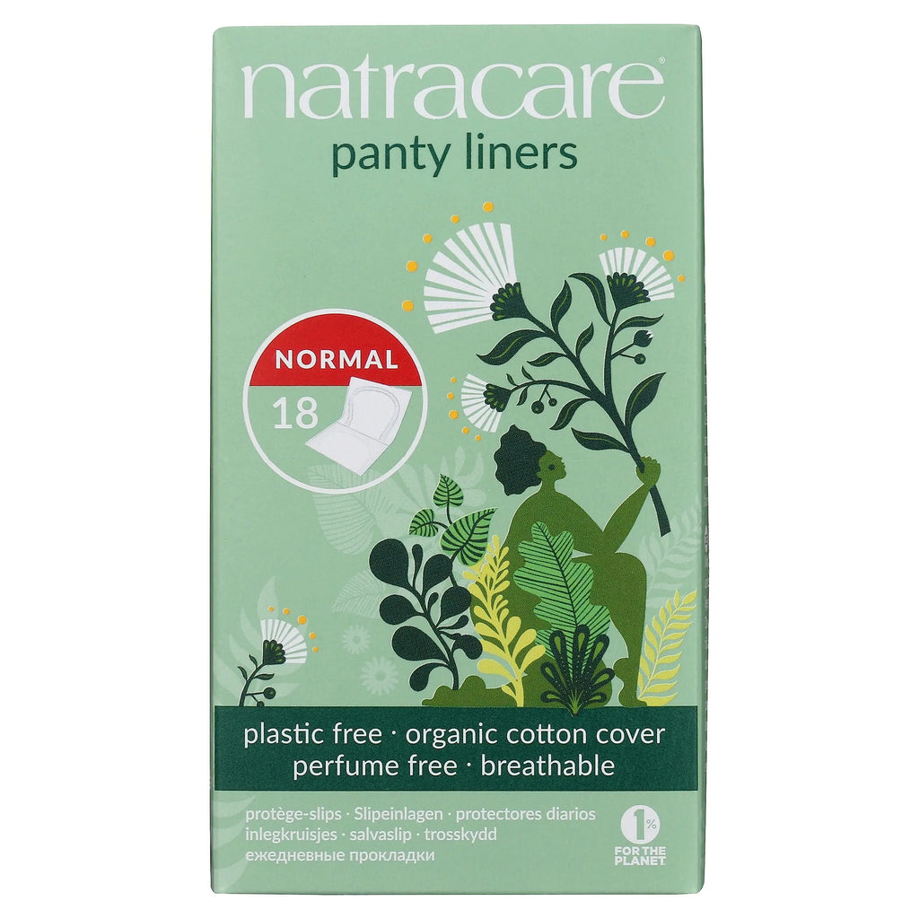 Organic & Natural Panty Liners,Normal Natracare 18 Liners Box NATRACARE Au supplements