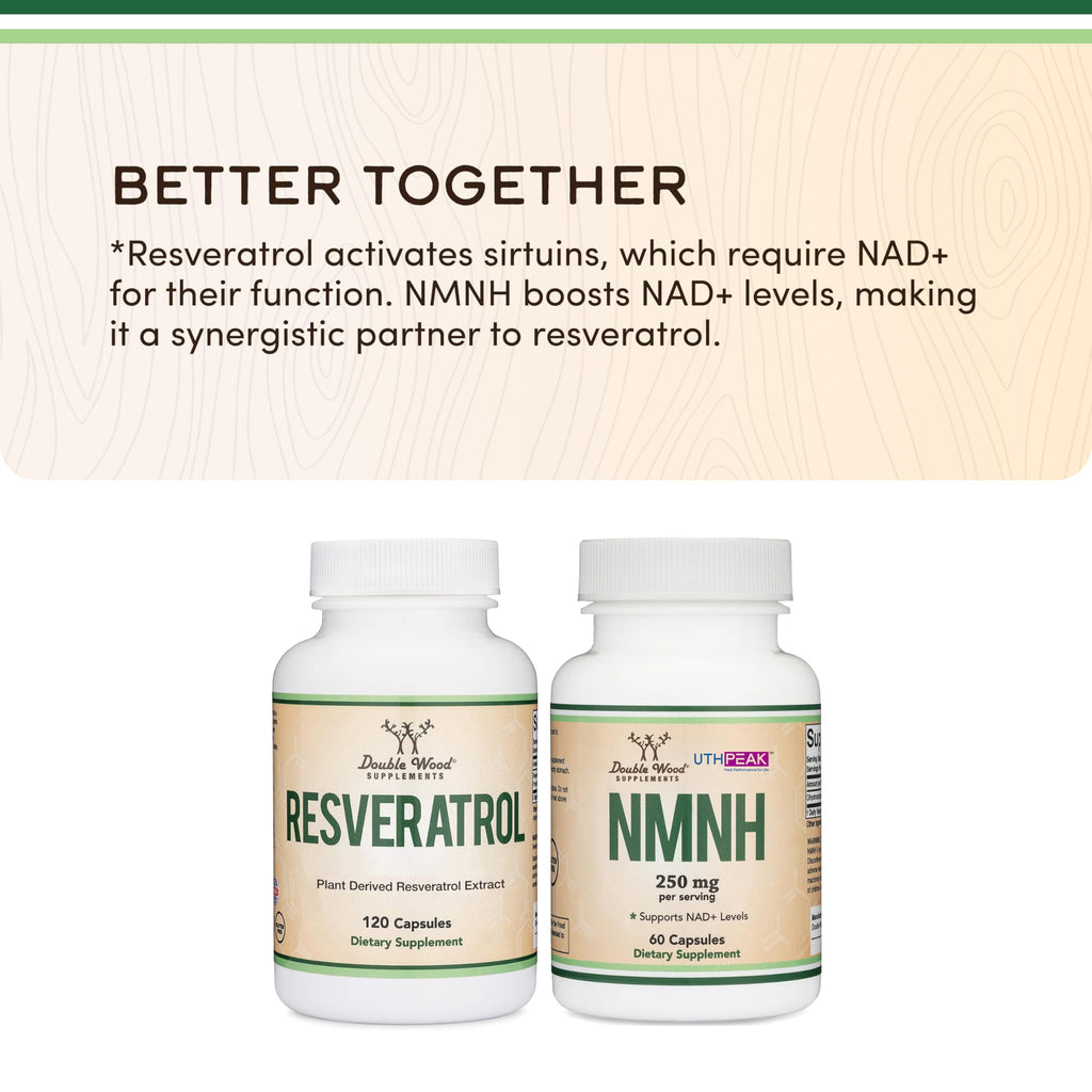 Resveratrol Supplement 500mg Per Serving, 120 Capsules (Resveratrol Polygonum Root Extract Providing 50% Trans Resveratrol)