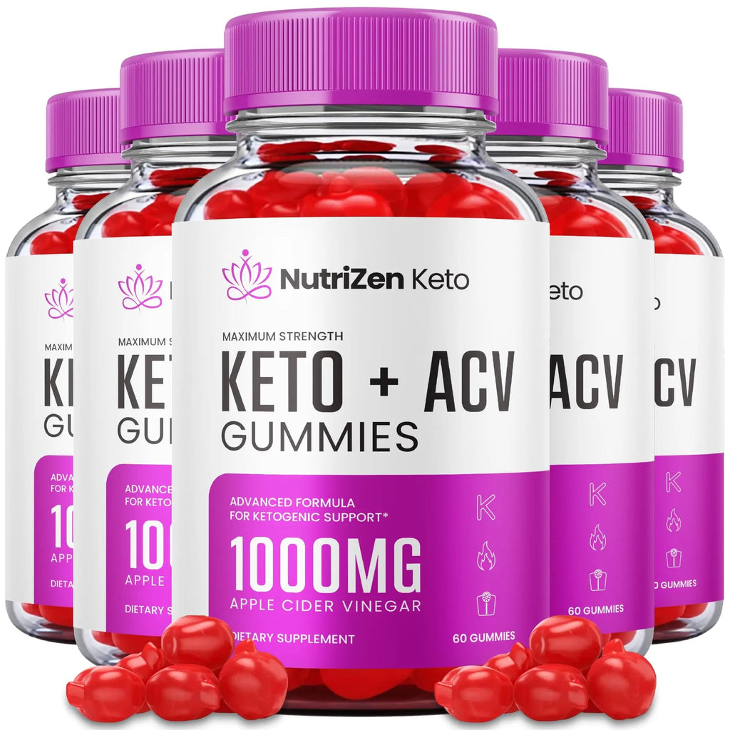 (5 Pack) Nutrizen Keto Acv Gummies - Official Formula - Nutrizen Keto + Acv Gummies Healthly Au supplements