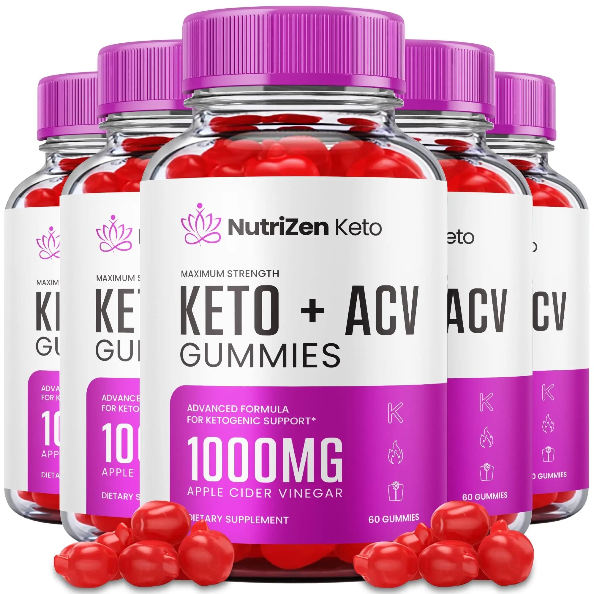 (5 Pack) Nutrizen Keto Acv Gummies - Official Formula - Nutrizen Keto + Acv Gummies Healthly Au supplements