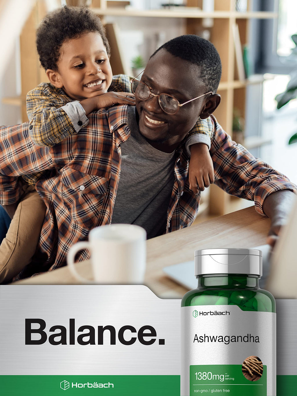 Horbäach Ashwagandha Root Supplement | 180 Capsules | for Women and Men | Herbal Extract | Non-GMO, Gluten Free Horbäach Au supplements