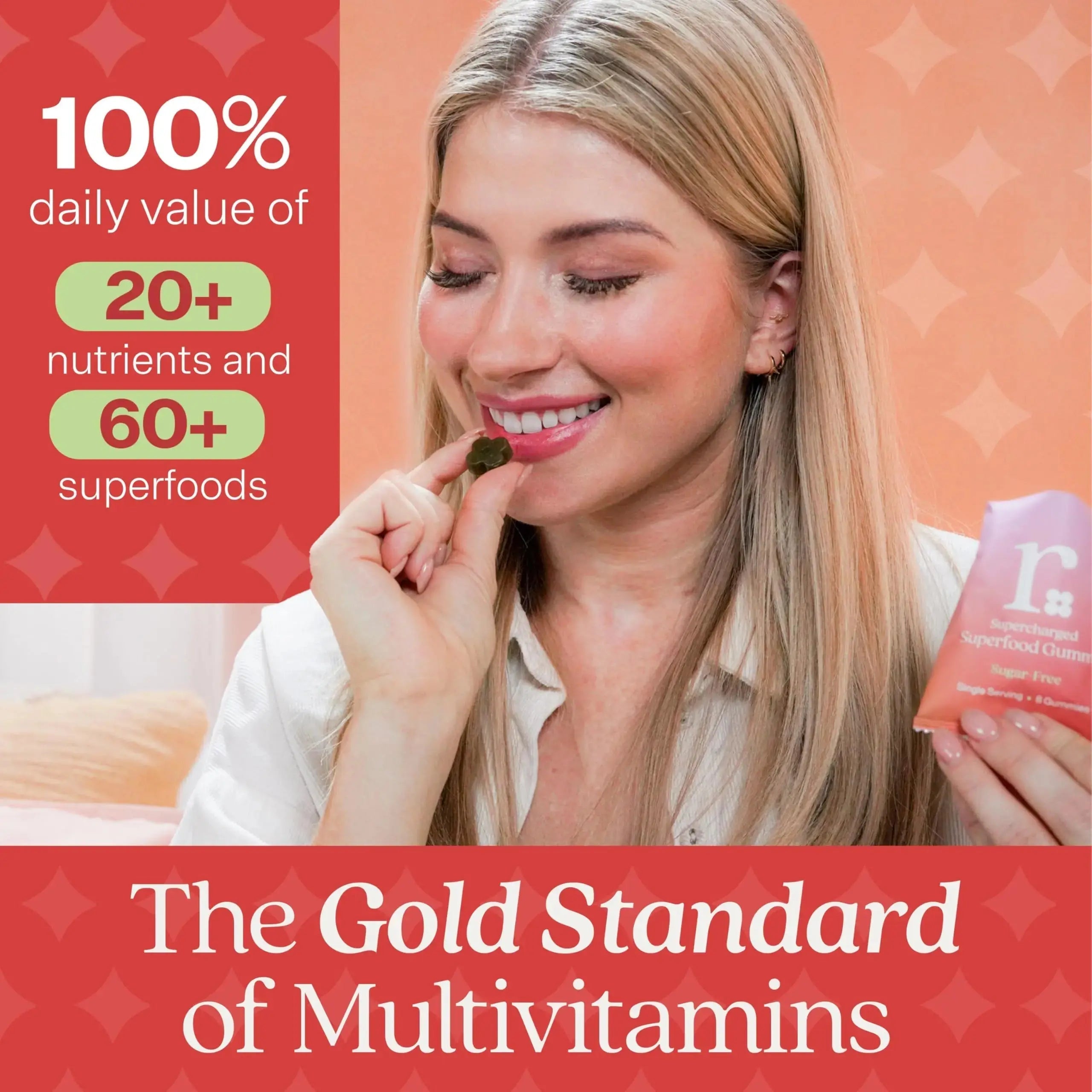 Rizz Sugar-Free Green Gummies - 60+ Superfoods 6g Fiber - Prebiotic and Probiotic Gummies - Vegan Multivitamins for Women & Men Rizz Au supplements