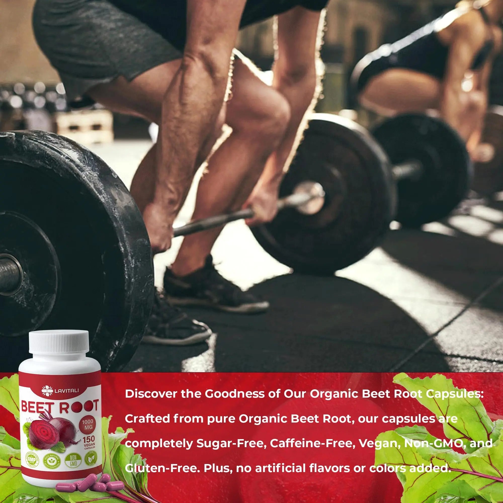LaVitali 275 Beet Root Extract Capsules, 1000mg per Serving, High Concentrated Herbal LaVitali Au supplements