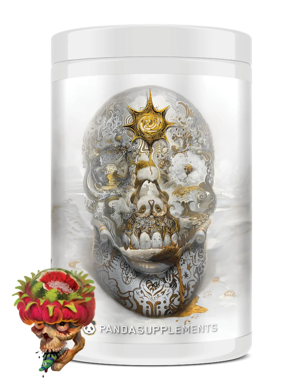 Underground Bio Labs/Panda Supps Skull High Stimulant/Nootropic Pre-Workout,Lion's Mane Underground Bio Labs Au supplements