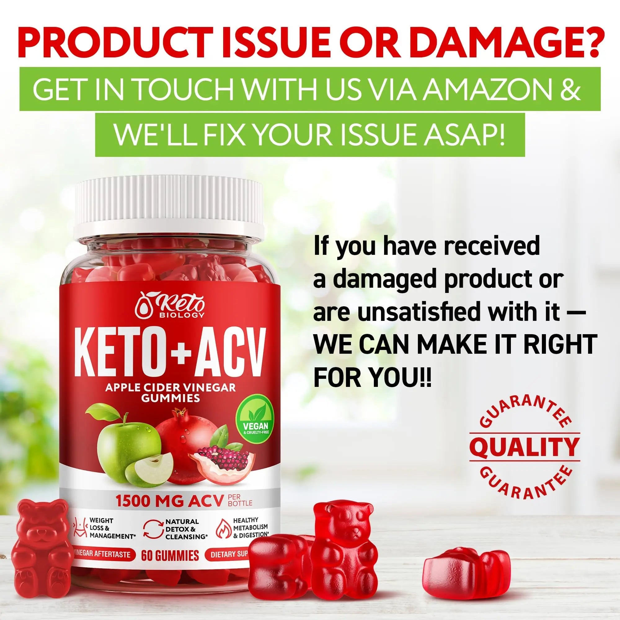 Keto ACV Gummies 1500 mg - ACV Keto Gummies for Weight Loss & Detox - Vegan Apple KETO BIOLOGY Au supplements