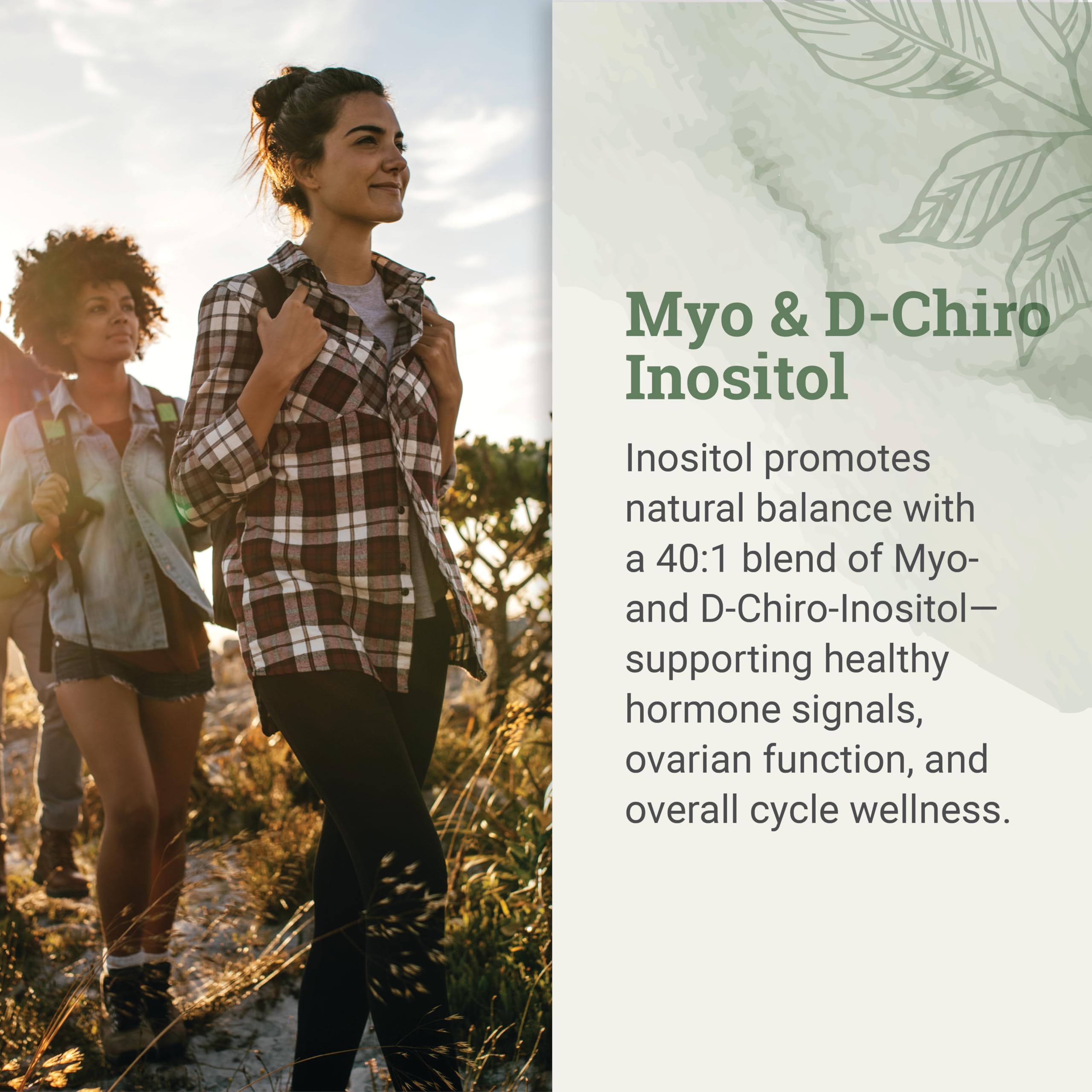 Earth Harmony Myo-Inositol & D-Chiro Inositol Supplement for Women, Ovarian & Hormone Balance for Women - Supports Normal Cycles, Fertility Supplement (120 Capsules) Earth Harmony Naturals Au supplements