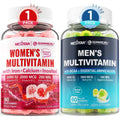 Nextdia Mens Multivitamin Gummies 60 Count + Womens Multivitamin Gummies 60 Count Nextdia Au supplements