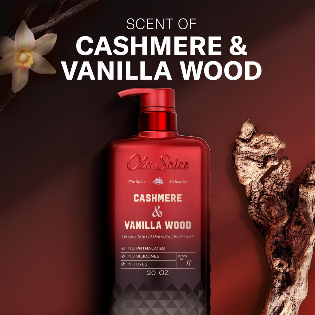 Old Spice Body Wash for Men, The Spice Alchemist Collection, 24/7 Cologne Infused Hydration, No Trade Off Formula