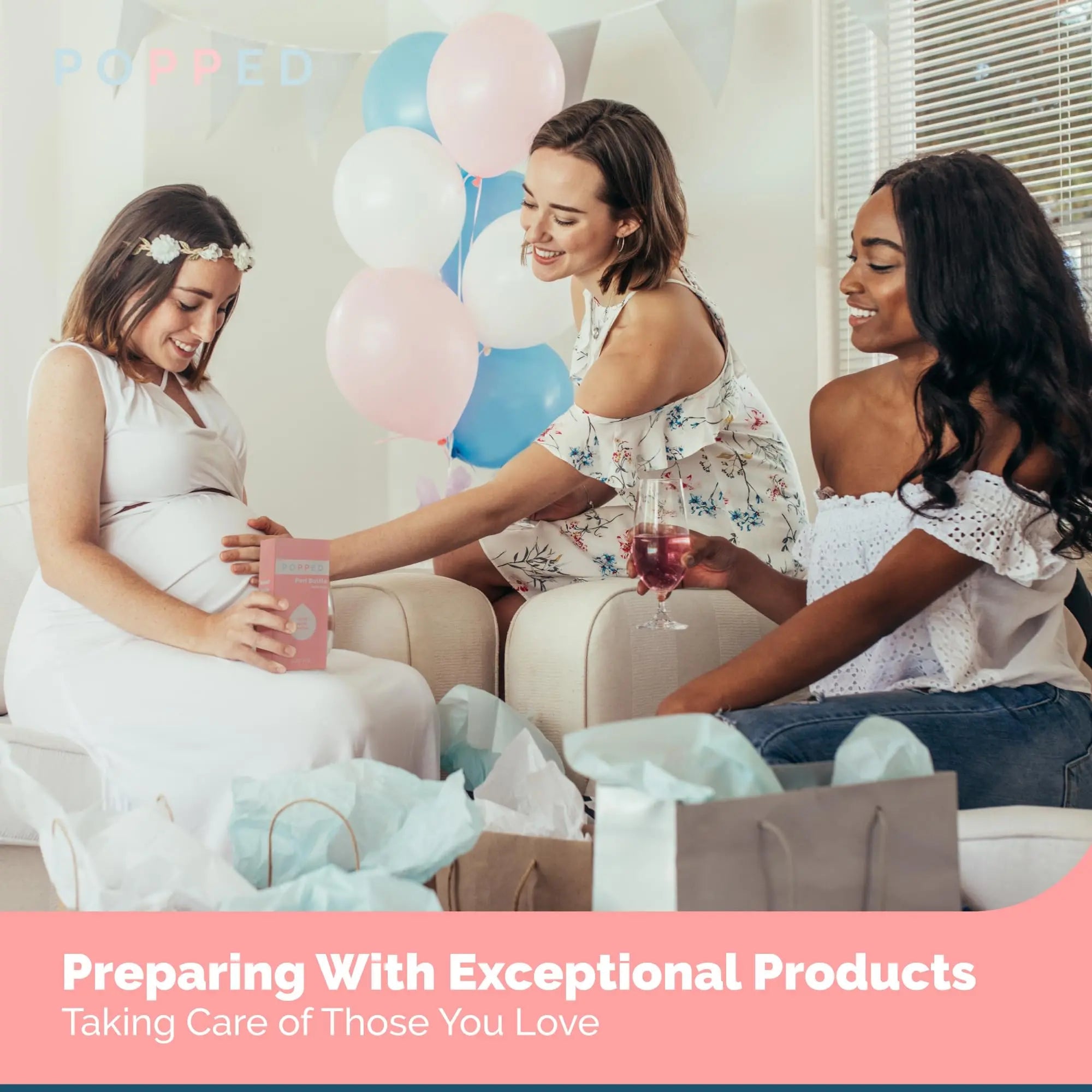 Popped Peri Bottle for Postpartum Care | Portable Bidet | Spray Bottle for Pain Relief, Tears POPPED Au supplements