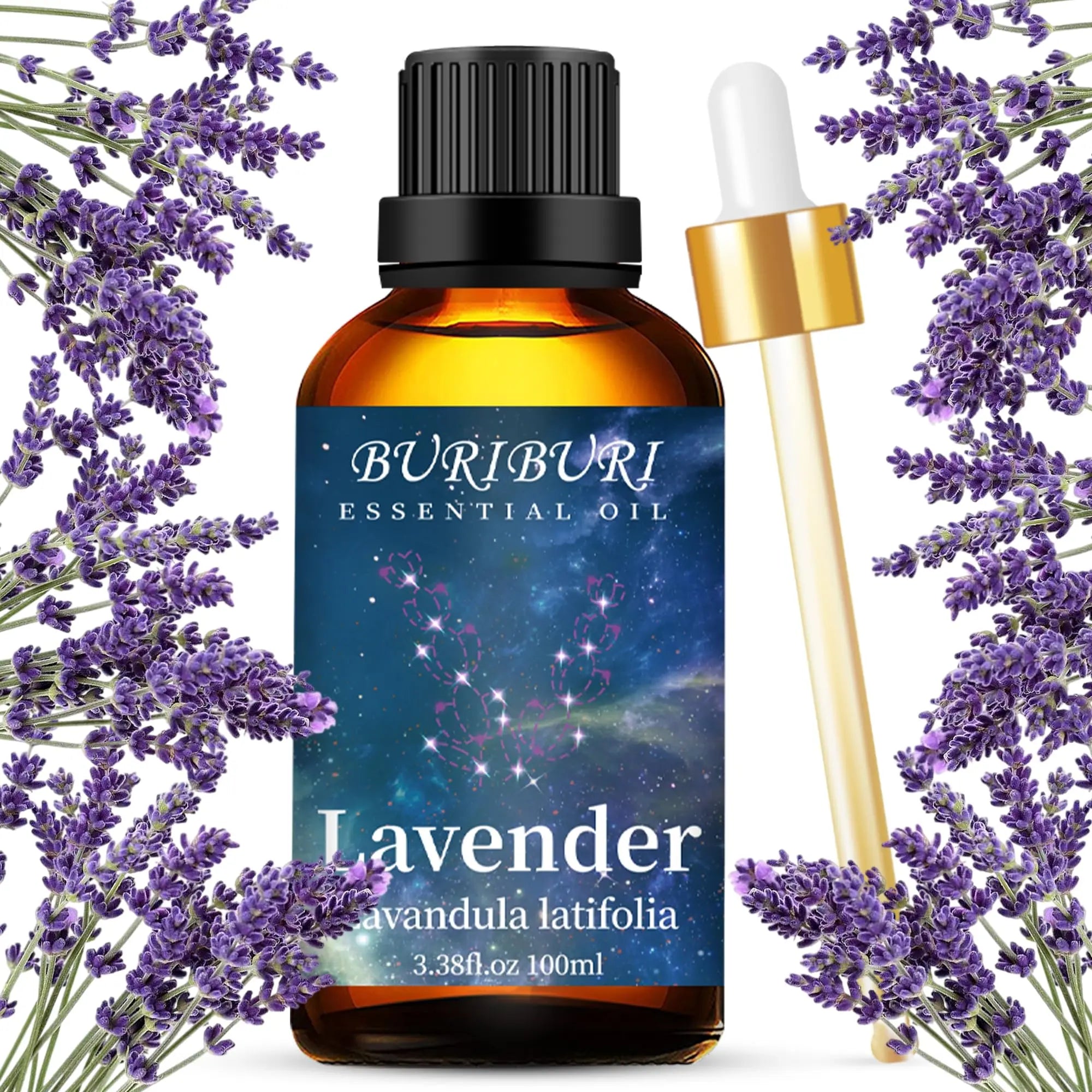 BURIBURI Lavender Essential Oil 100ML, 100% Pure Undiluted, Natural, Organic Aromatherapy Oil Lavender Oils BURIBURI Au supplements