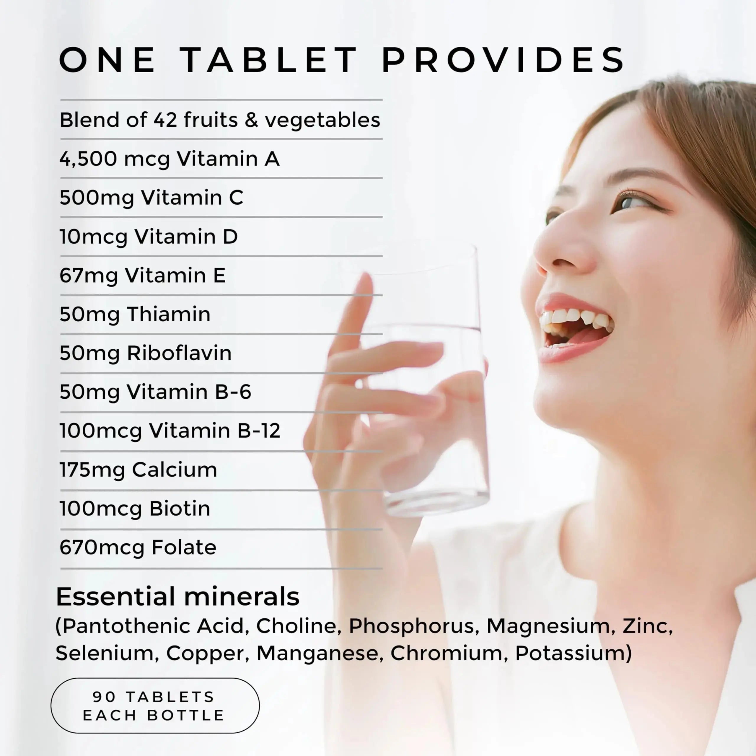 Fruit and Veggies Supplement - Multi Vitamins for Adults w/ Vitamins A, B Complex, D, E, Zinc, Biotin, Calcium - Fruit Vegetable Supplements for Energy & Immunity Support Daily Defense Au supplements