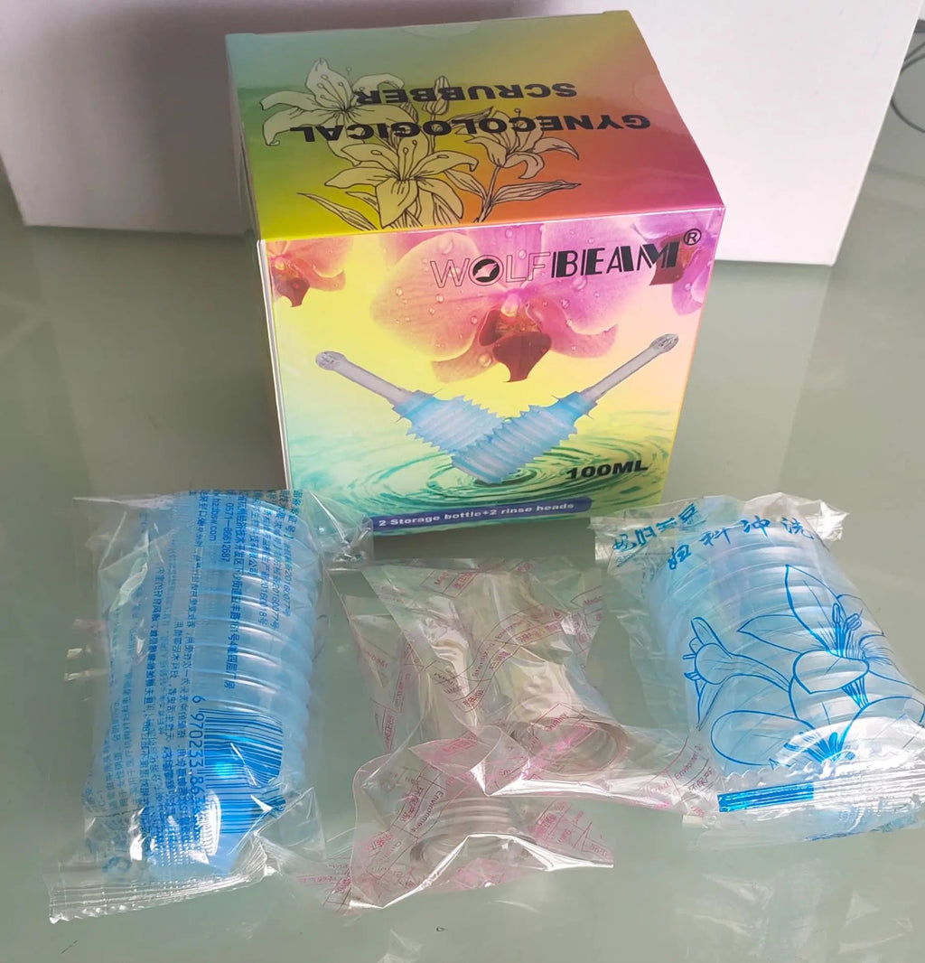 Wolfbeam Irrigator Cleaning Products for Women Enema Bulb Syringe Vaginal Cleaner Enema Cleanser wolf-beam Au supplements