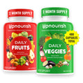 UpNourish Organic Fruits and Veggies Supplement - Support Diet Balance, Body Cleanse & Energy - 480 Fruits and Super Greens Capsules from Nature - Fruit and Vegetable Supplements for Adults & Kids UpNourish Au supplements