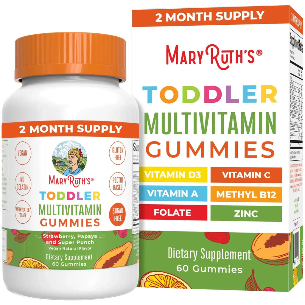 MaryRuth Organics Sugar Free Vitamin Gummies for Kids Age 2 | 2 Month Supply Multivitamin with Vitamin C, D3, Zinc | 1 Gummy Per Day | Toddler Vitamins MaryRuth Organics Au supplements