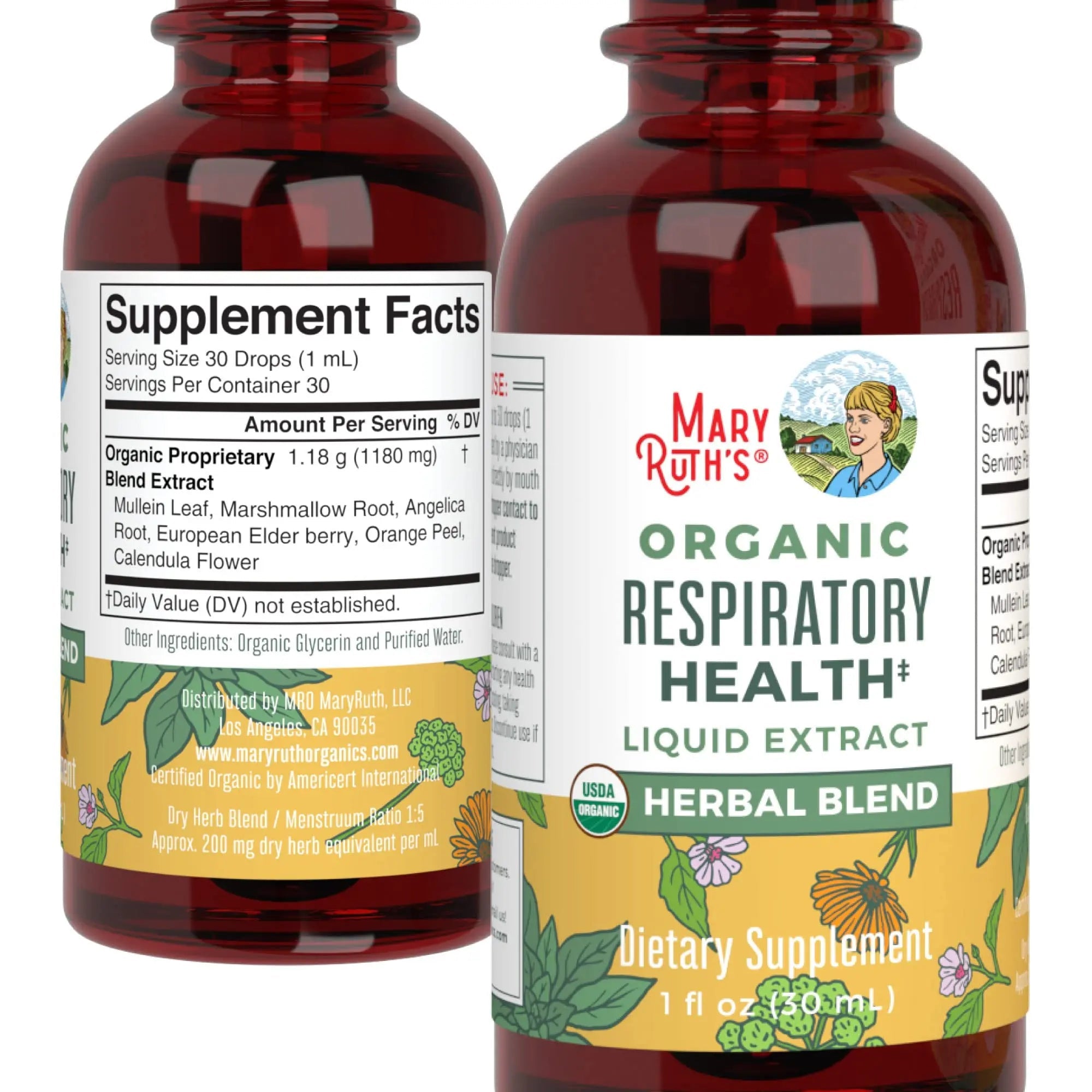 MaryRuth's | USDA Organic Respiratory Health Herbal Supplement Extract MaryRuth Organics Au supplements